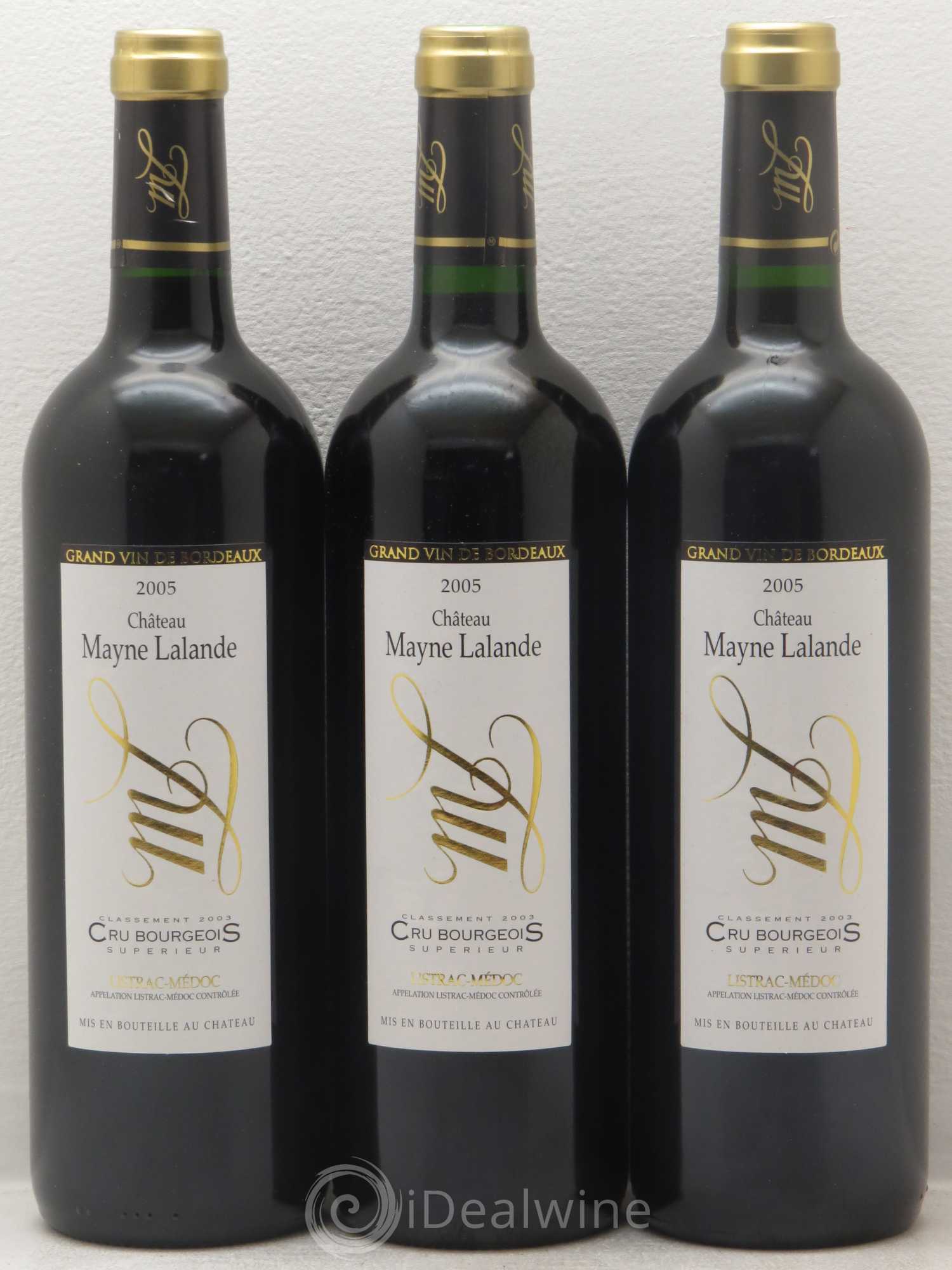 Château Mayne Lalande Cru Bourgeois 2005 - Lot de 12 bouteilles - 2