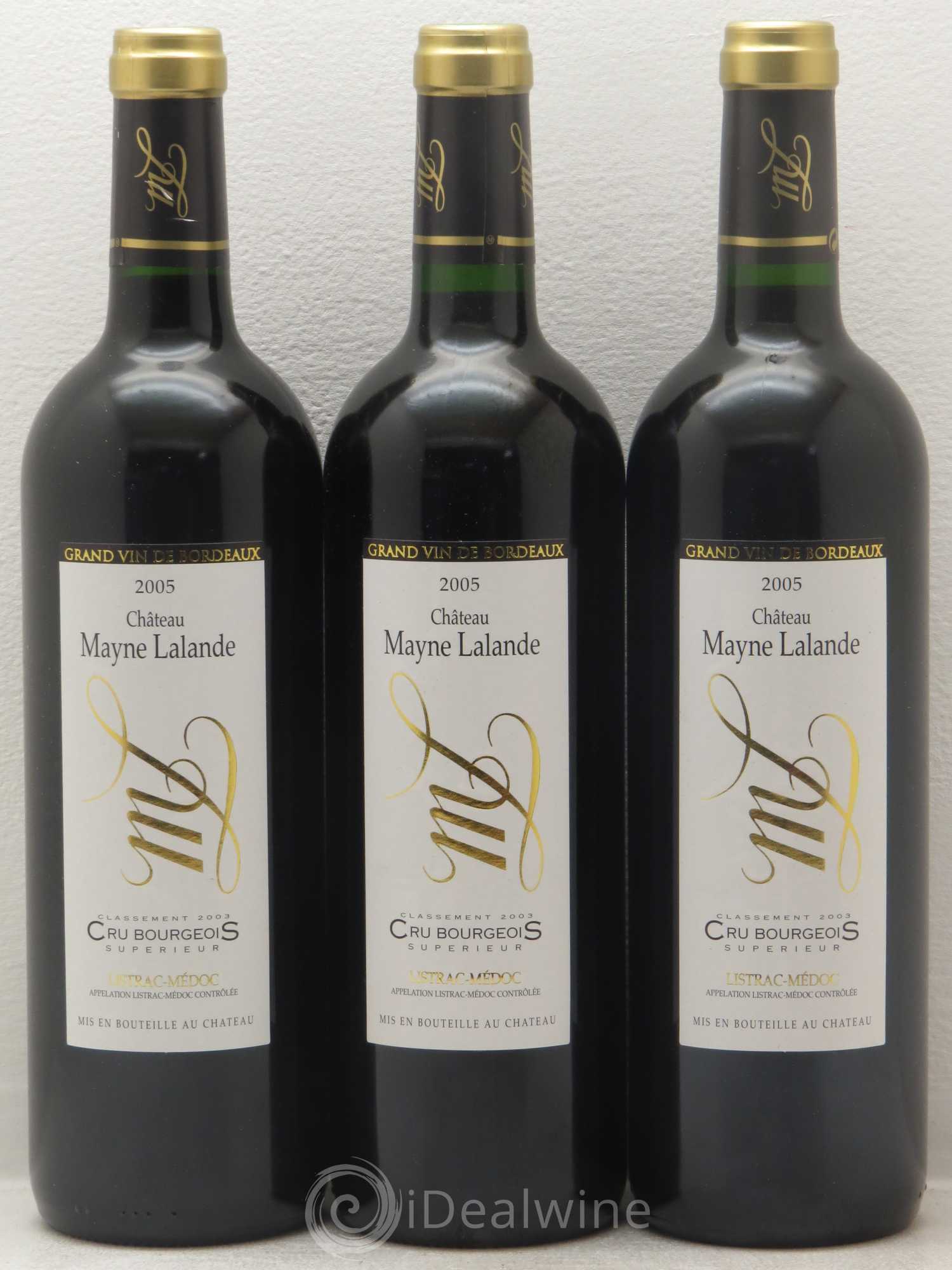 Château Mayne Lalande Cru Bourgeois 2005 - Lot de 12 bouteilles - 4