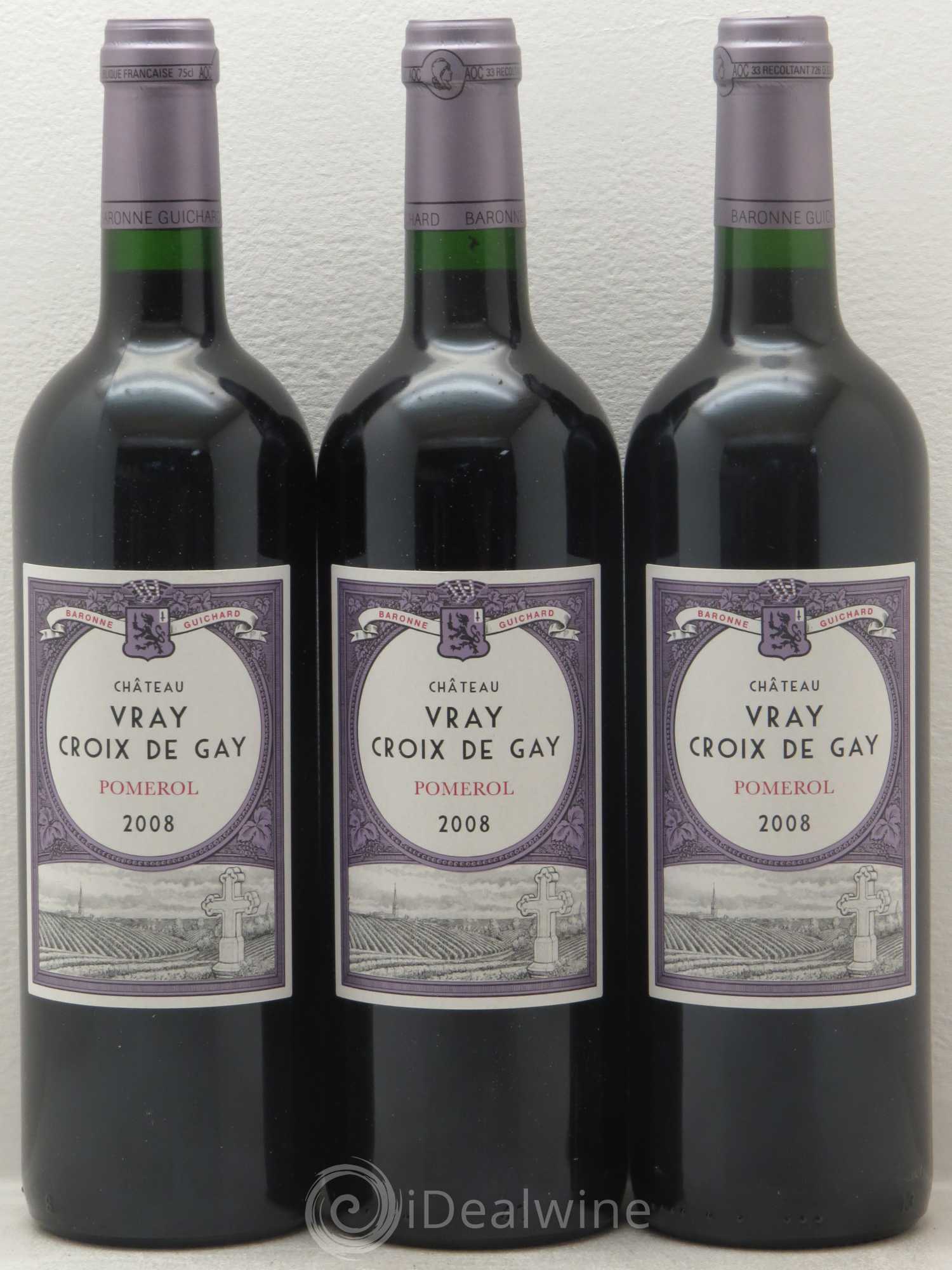 Château Vray Croix de Gay 2008 - Lot de 12 bouteilles - 1