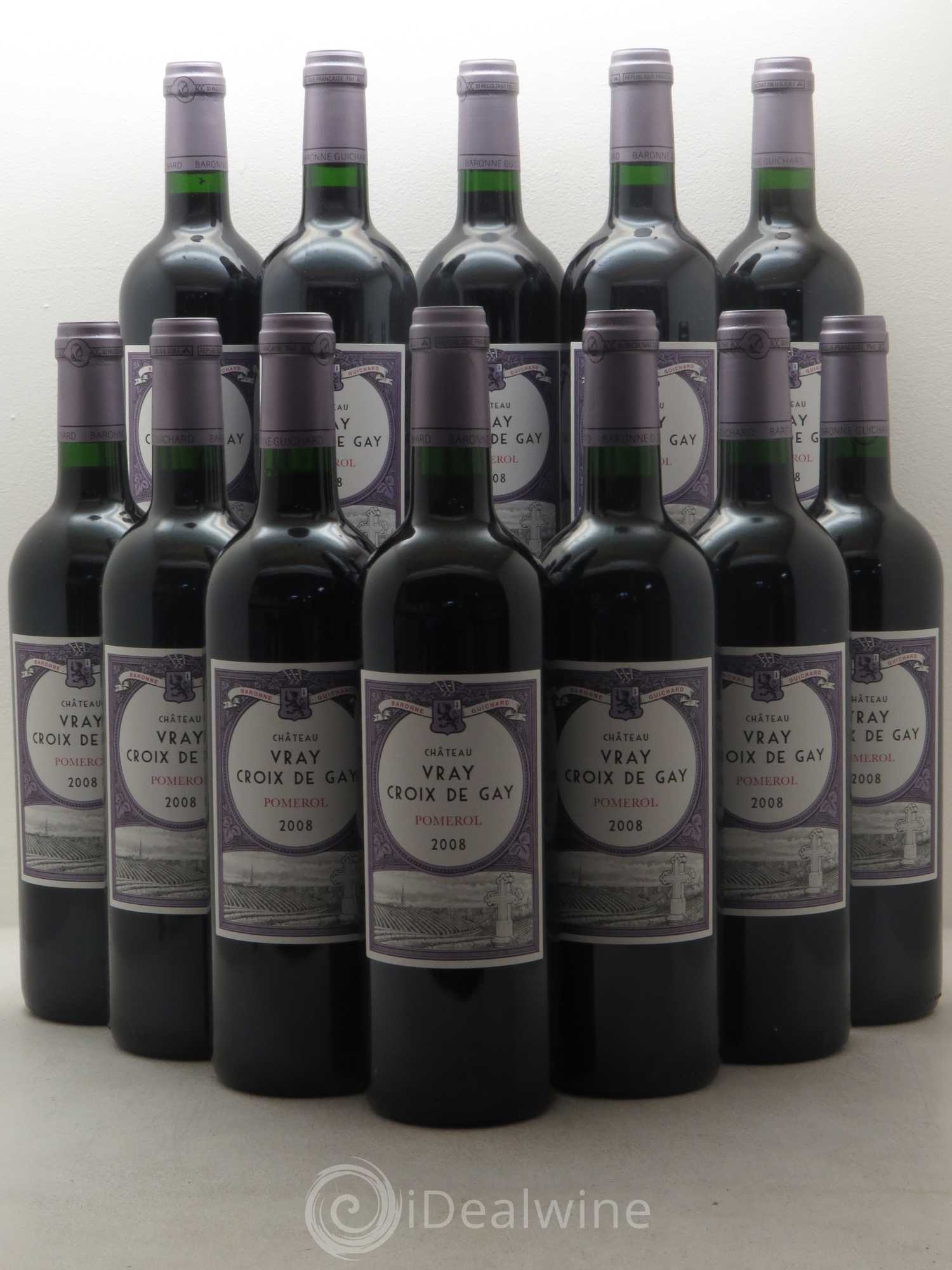 Château Vray Croix de Gay 2008 - Lot de 12 bouteilles - 0