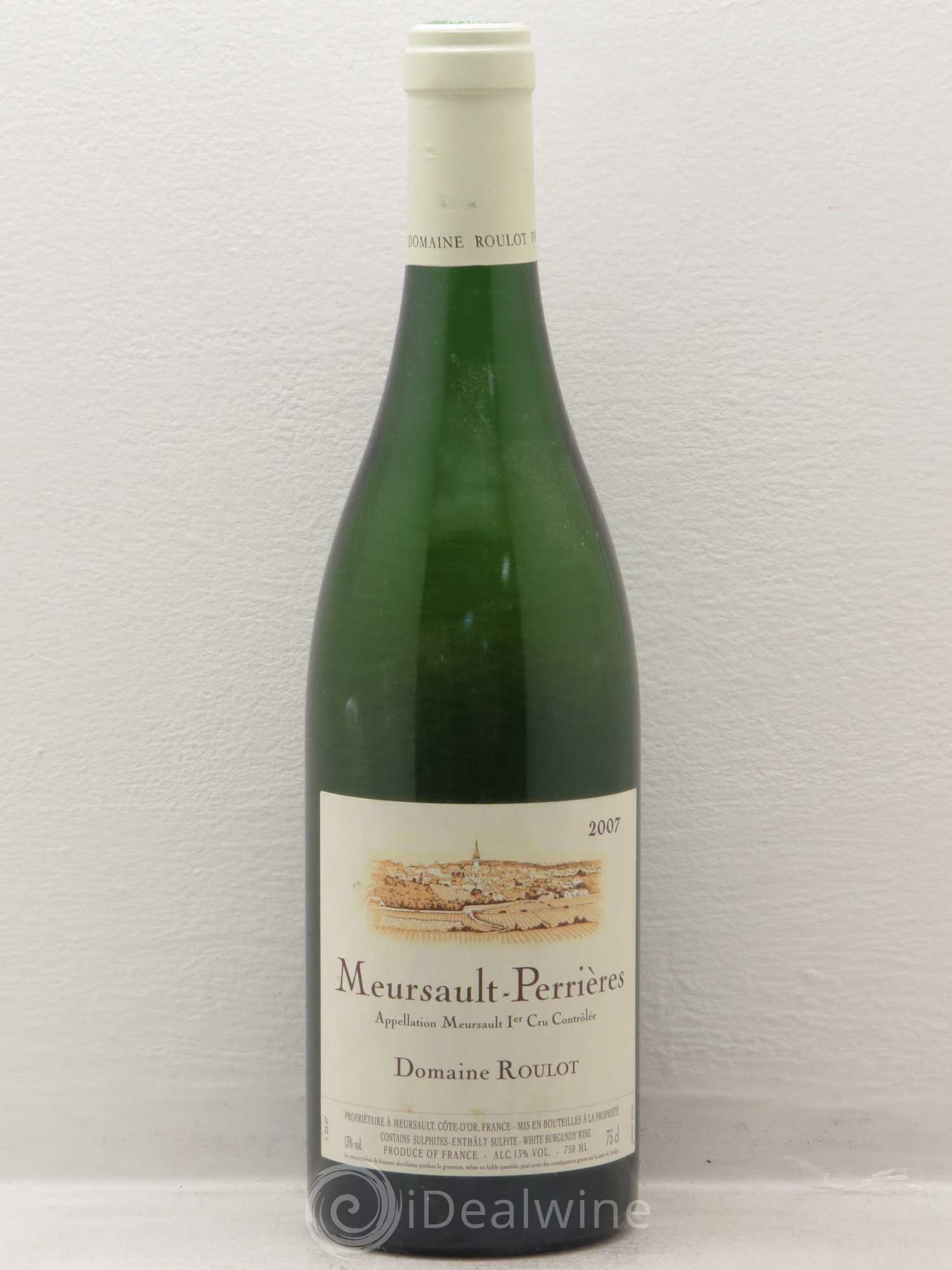 Meursault 1er Cru Perrières Roulot (Domaine) 2007 - Lot de 1 bouteille - 0