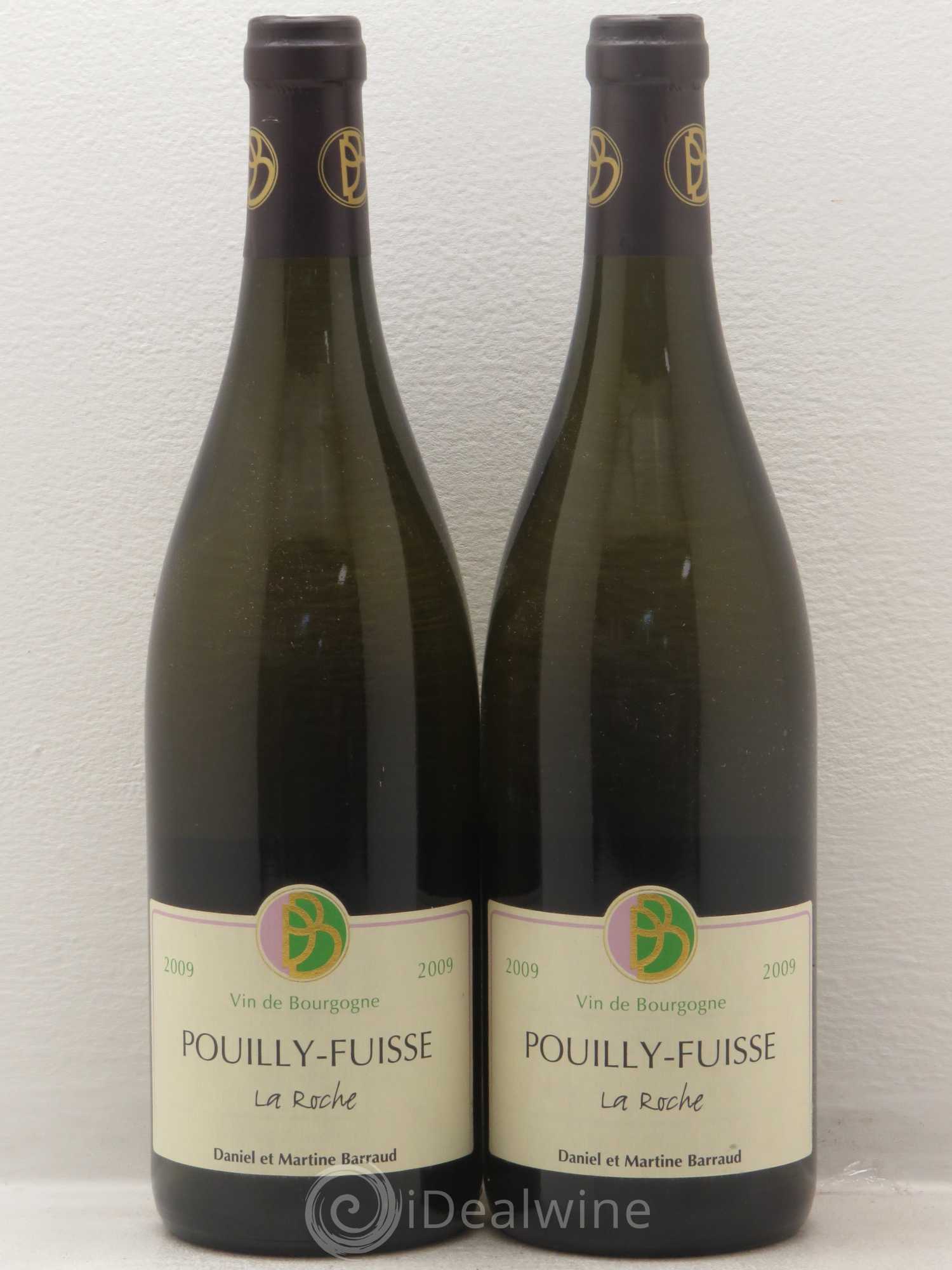 Pouilly-Fuissé La Roche Barraud 2009 - Lot de 2 bouteilles - 0