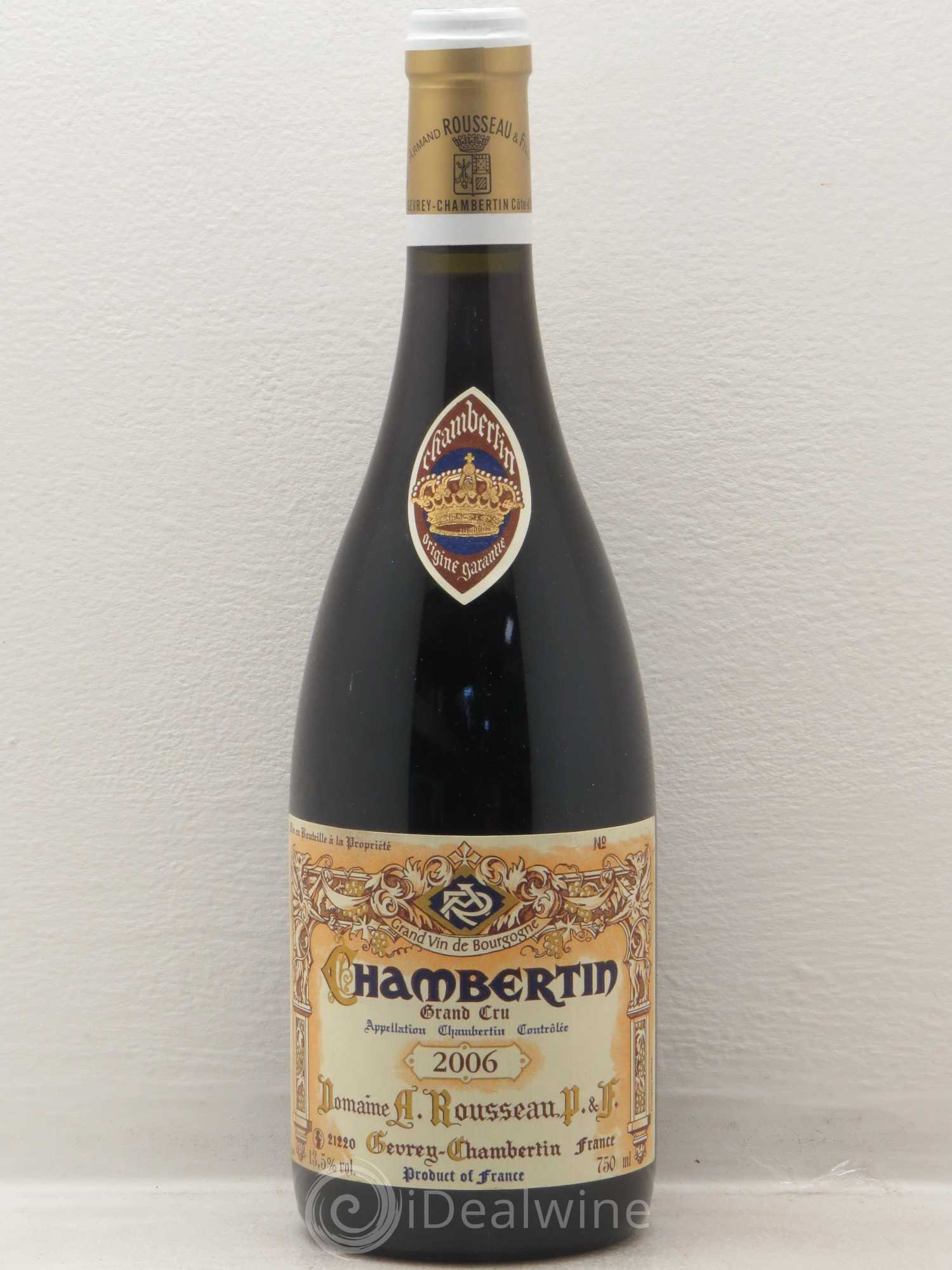 Chambertin Grand Cru Armand Rousseau (Domaine) 2006 - Lot de 1 bouteille - 0