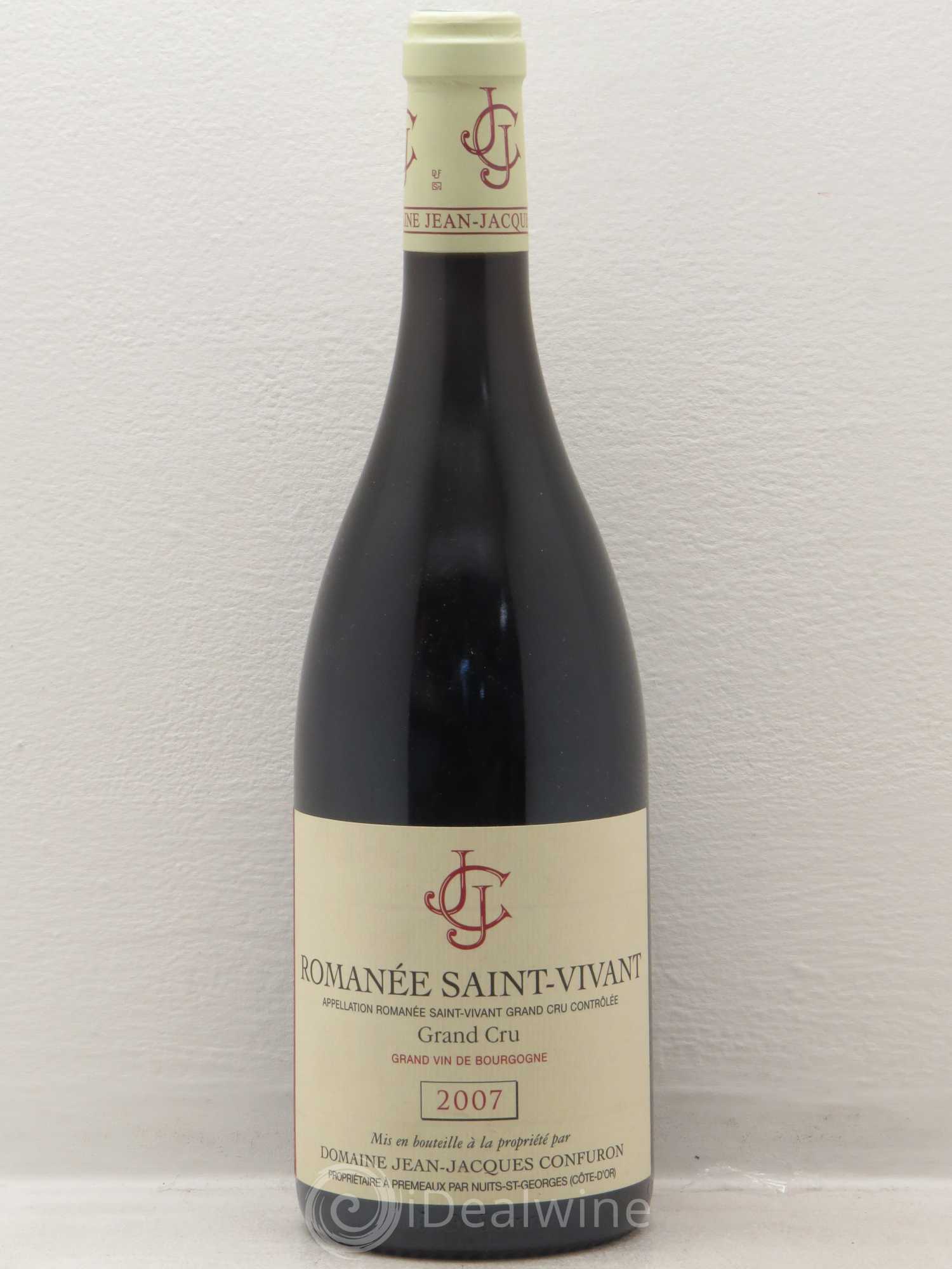 Romanée-Saint-Vivant Grand Cru Jean-Jacques Confuron 2007 - Lot de 1 bouteille - 0