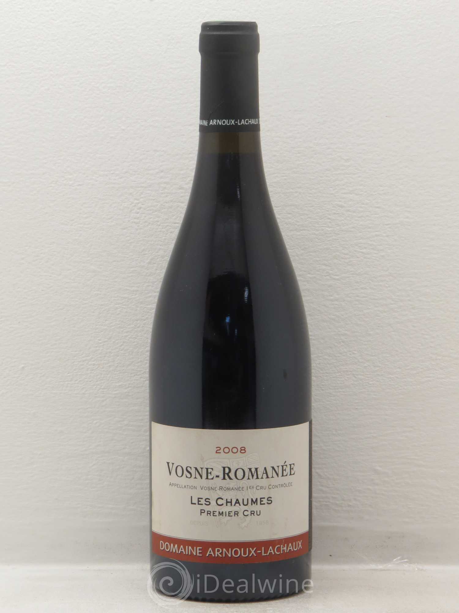 Vosne-Romanée 1er Cru Les Chaumes Arnoux-Lachaux (Domaine) 2008 - Lot de 1 bouteille - 0