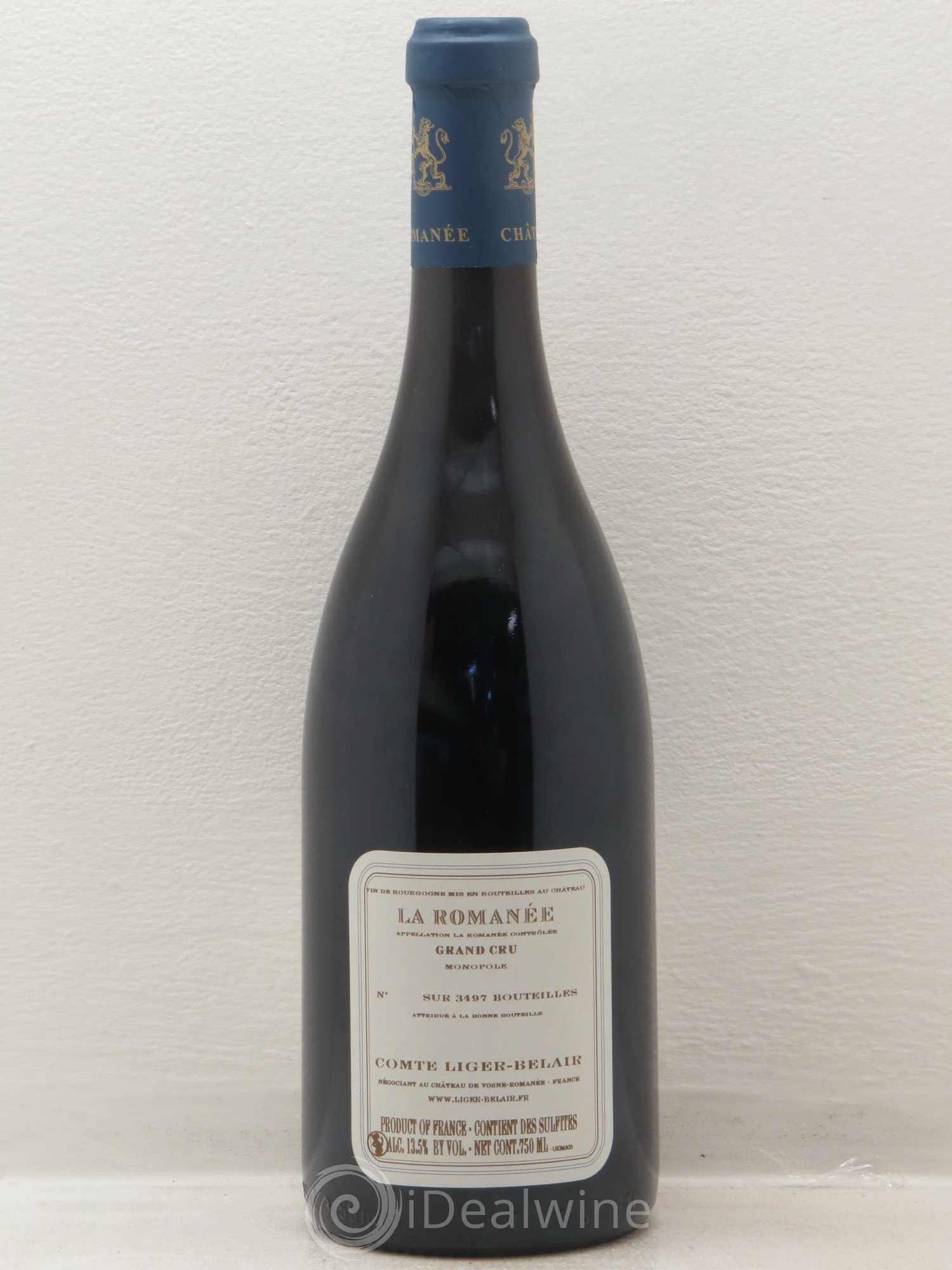 La Romanée Grand Cru Comte Liger-Belair (Domaine du) 2009 - Lot de 1 bouteille - 1