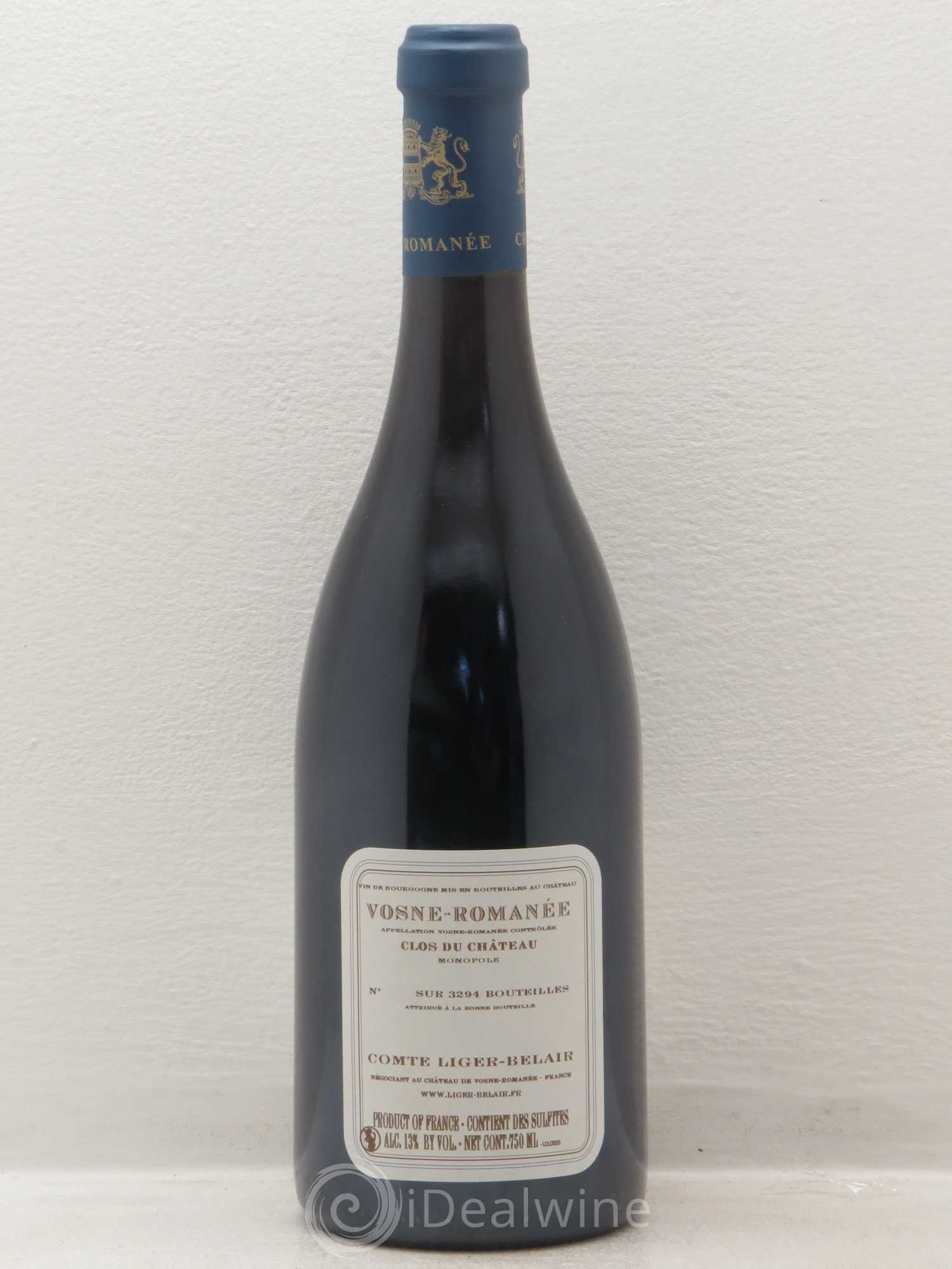 Vosne-Romanée Clos du Château Comte Liger-Belair (Domaine du) 2009 - Lot de 1 bouteille - 1