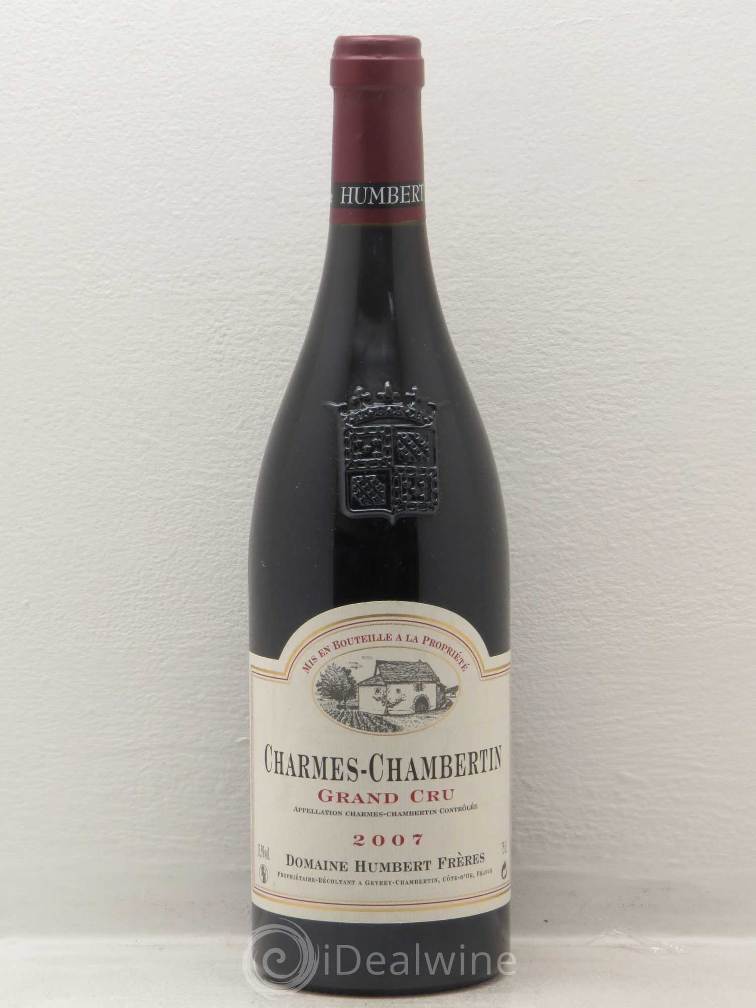 Charmes-Chambertin Grand Cru Humbert 2007 - Lot de 1 bouteille - 0