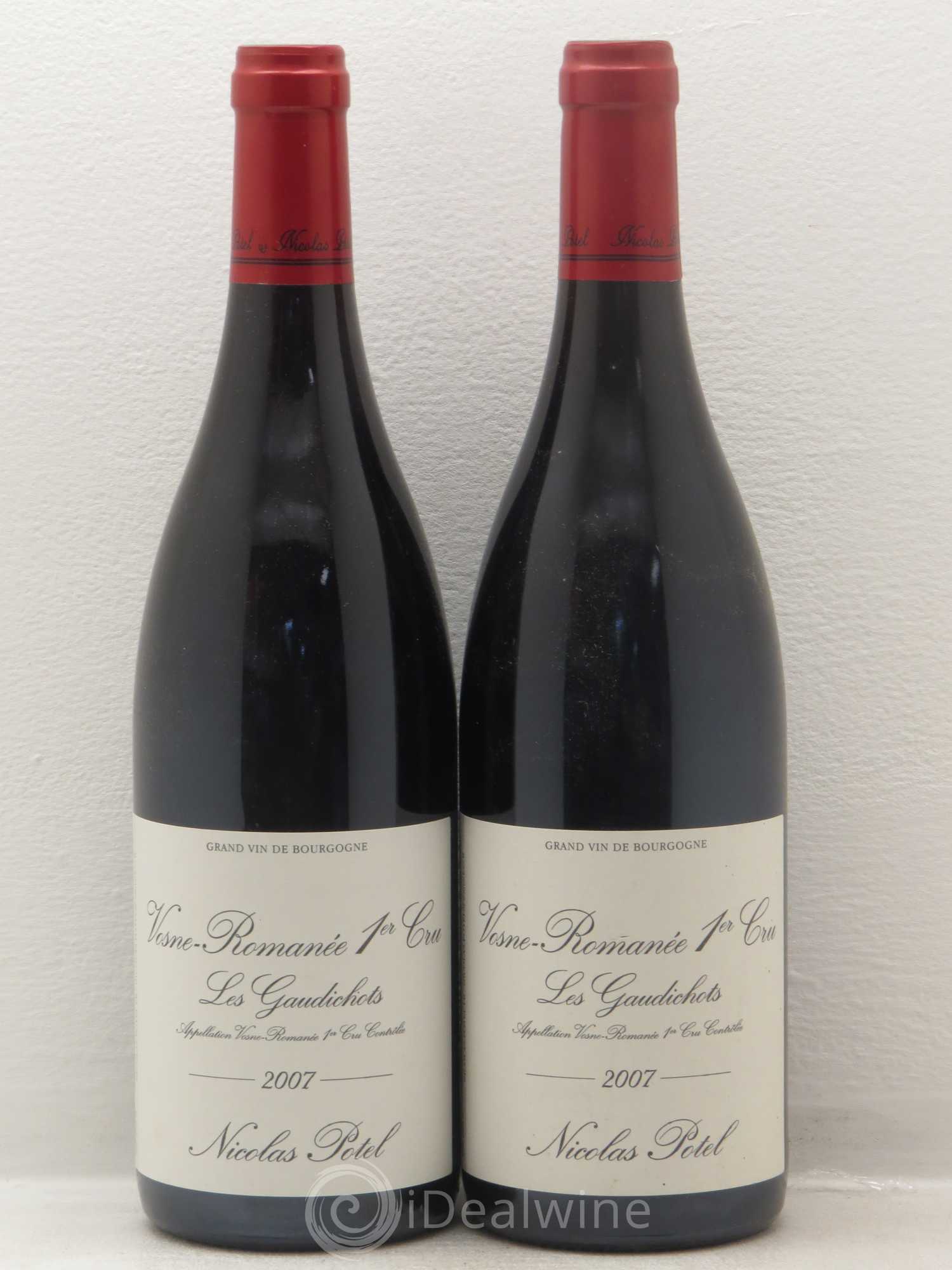 Vosne-Romanée 1er Cru Les Gaudichots Potel 2007 - Posten von 2 Flaschen - 0