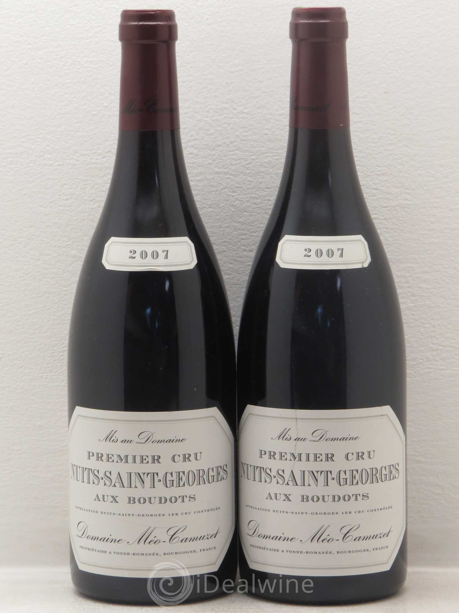 Nuits-Saint-Georges 1er Cru Aux Boudots Méo-Camuzet (Domaine) 2007 - Lot de 2 bouteilles - 0