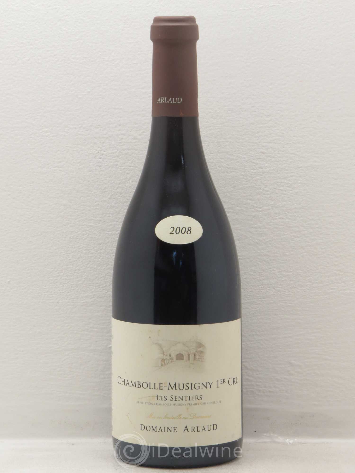 Chambolle-Musigny 1er Cru Les Sentiers Arlaud 2008 - Lot de 1 bouteille - 0
