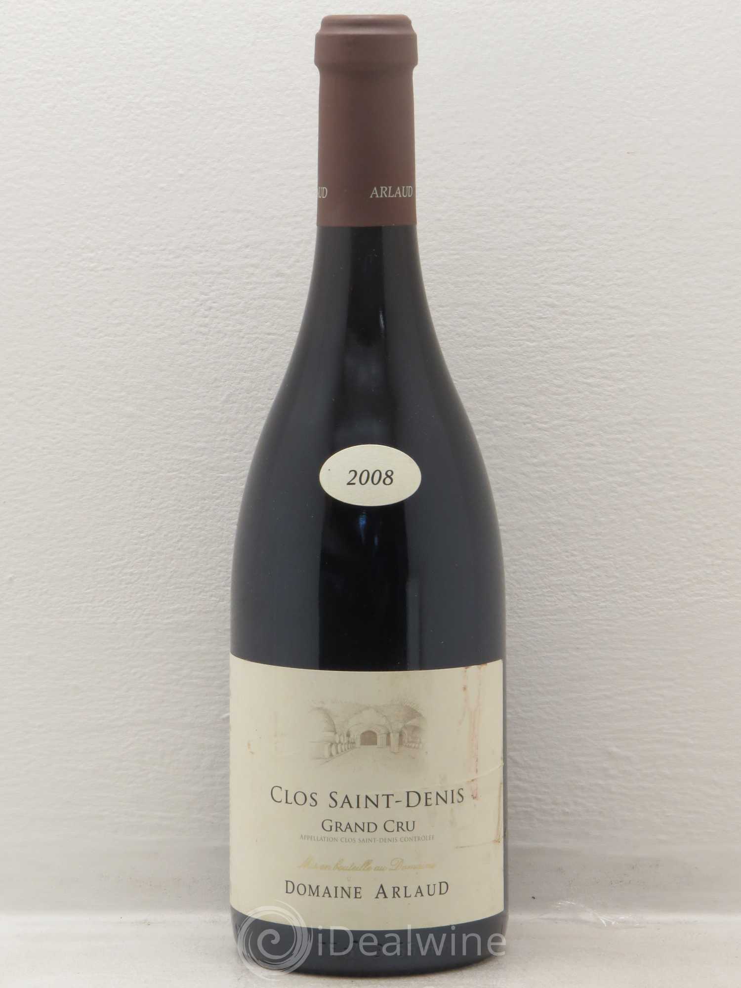 Clos Saint-Denis Grand Cru Arlaud 2008 - Lot de 1 bouteille - 0
