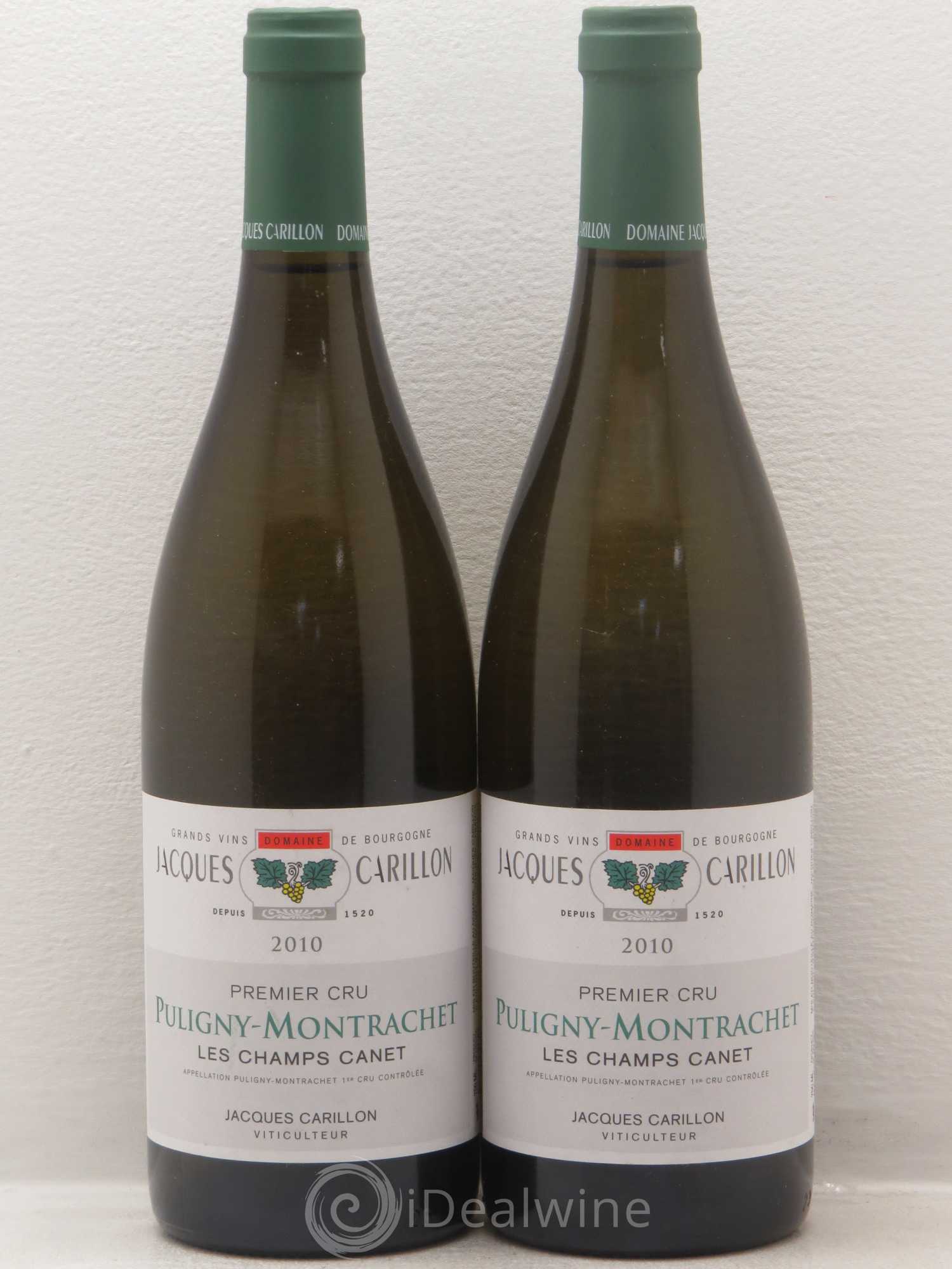 Puligny-Montrachet 1er Cru Les Champs Canet Carillon 2010 - Posten von 2 Flaschen - 0