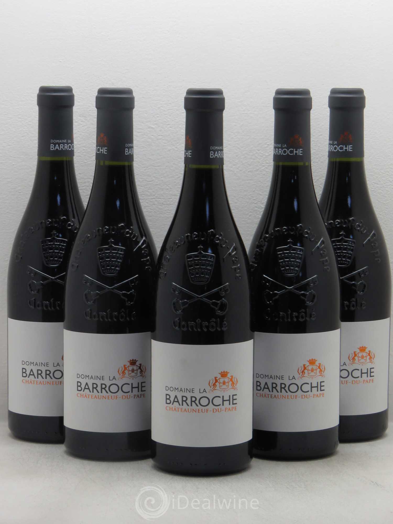 Châteauneuf-du-Pape La Barroche 2010 - Lot de 5 bouteilles - 0