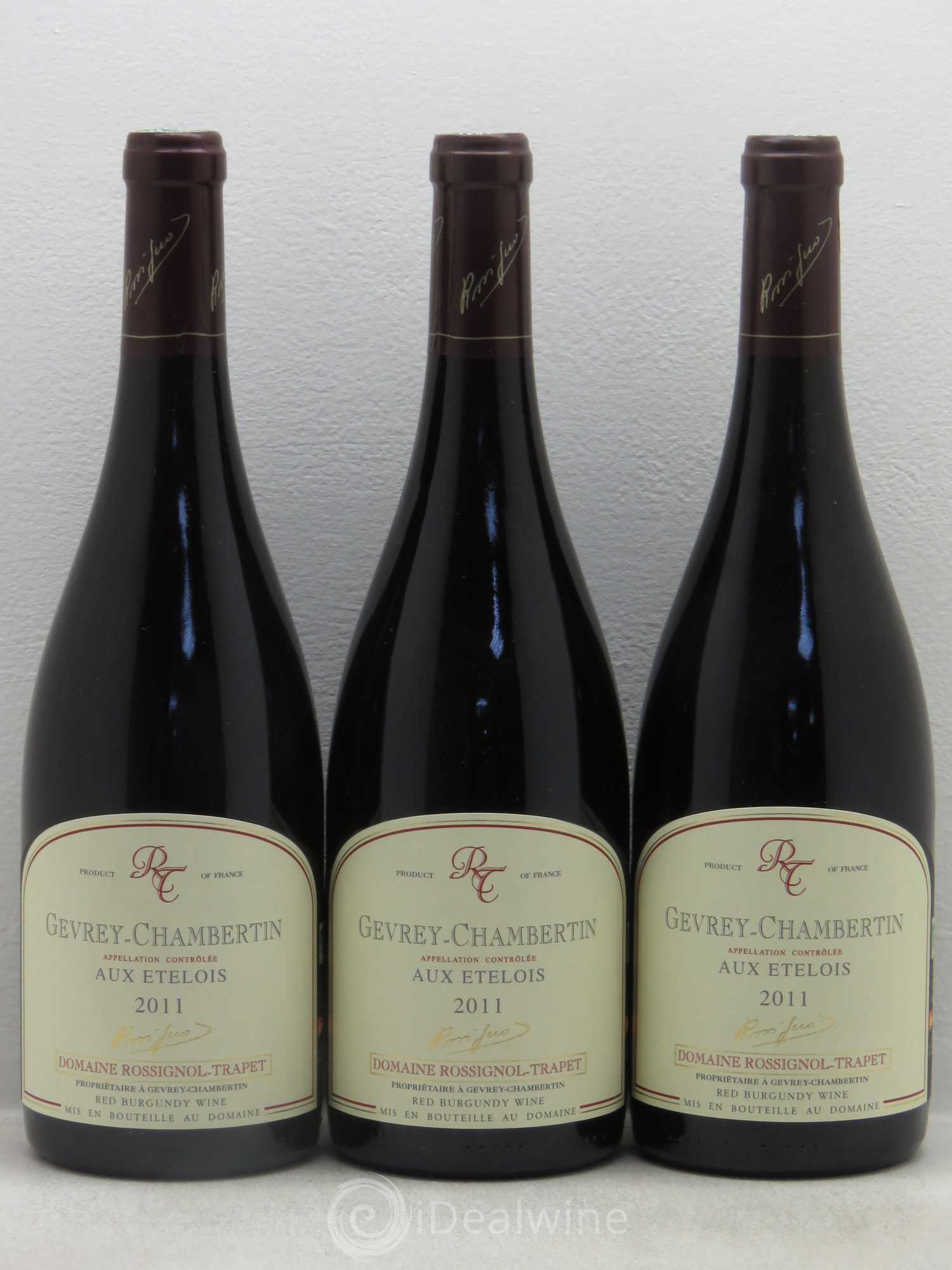 Gevrey-Chambertin Aux Etelois Rossignol-Trapet (Domaine) 2011 - Lot de 3 bouteilles - 0