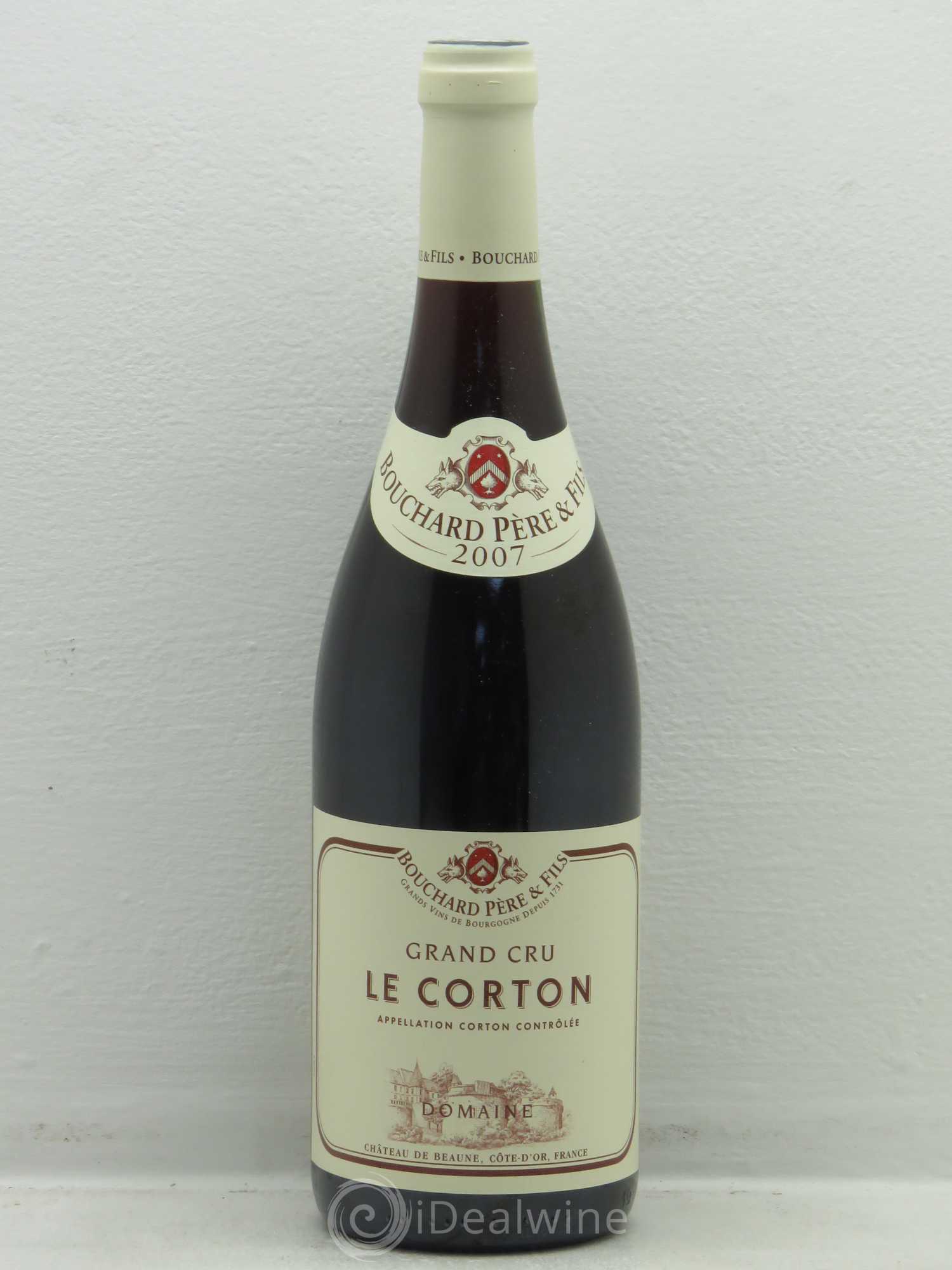 Corton Grand Cru Le Corton Bouchard Père & Fils 2007 - Lot de 1 bouteille - 0
