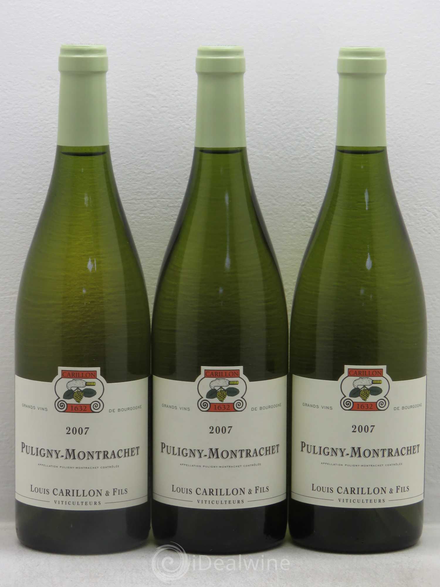 Puligny-Montrachet Louis Carillon & Fils 2007 - Lot de 3 bouteilles - 0