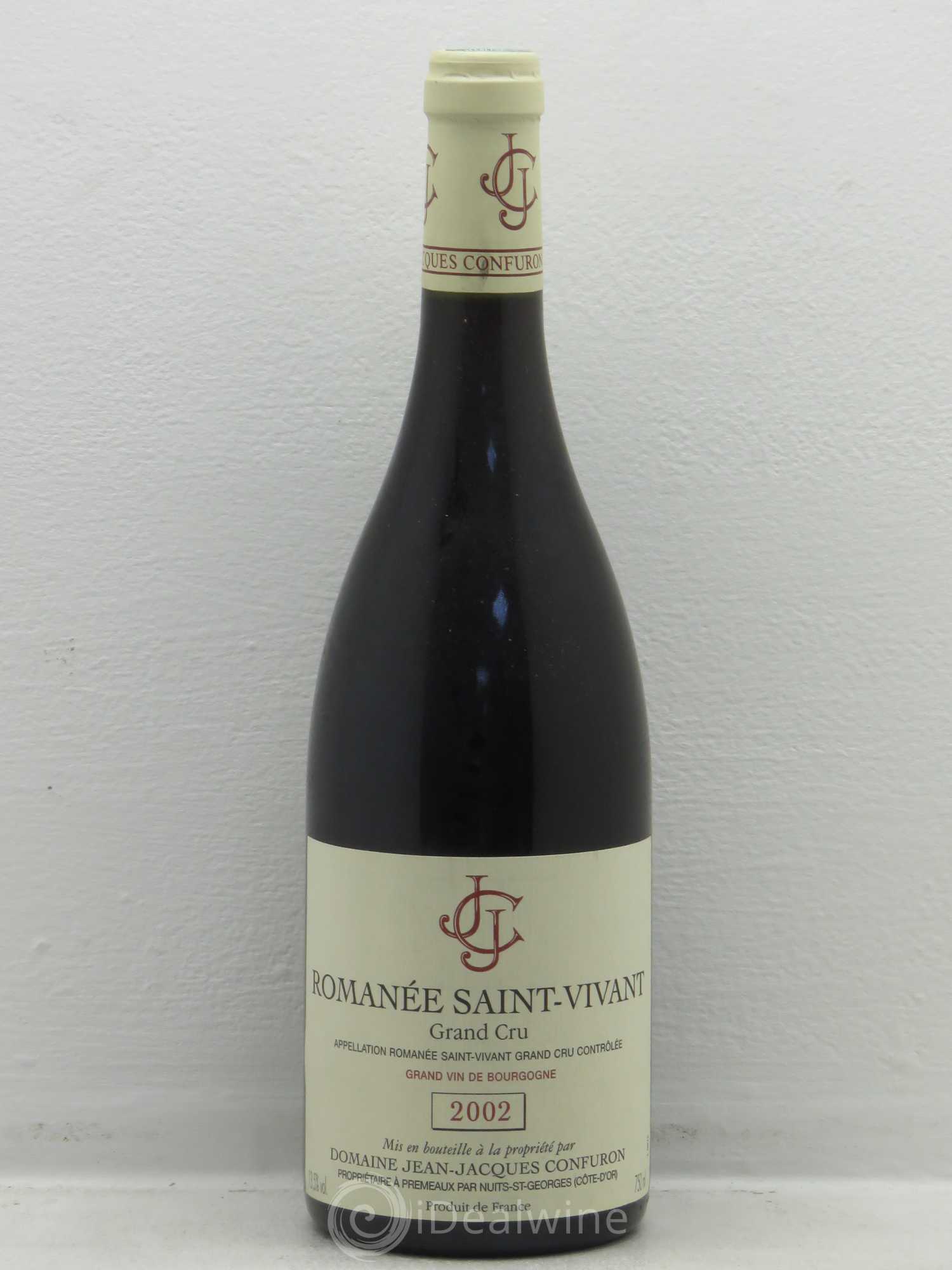Romanée-Saint-Vivant Grand Cru Jean-Jacques Confuron 2002 - Lot de 1 bouteille - 0