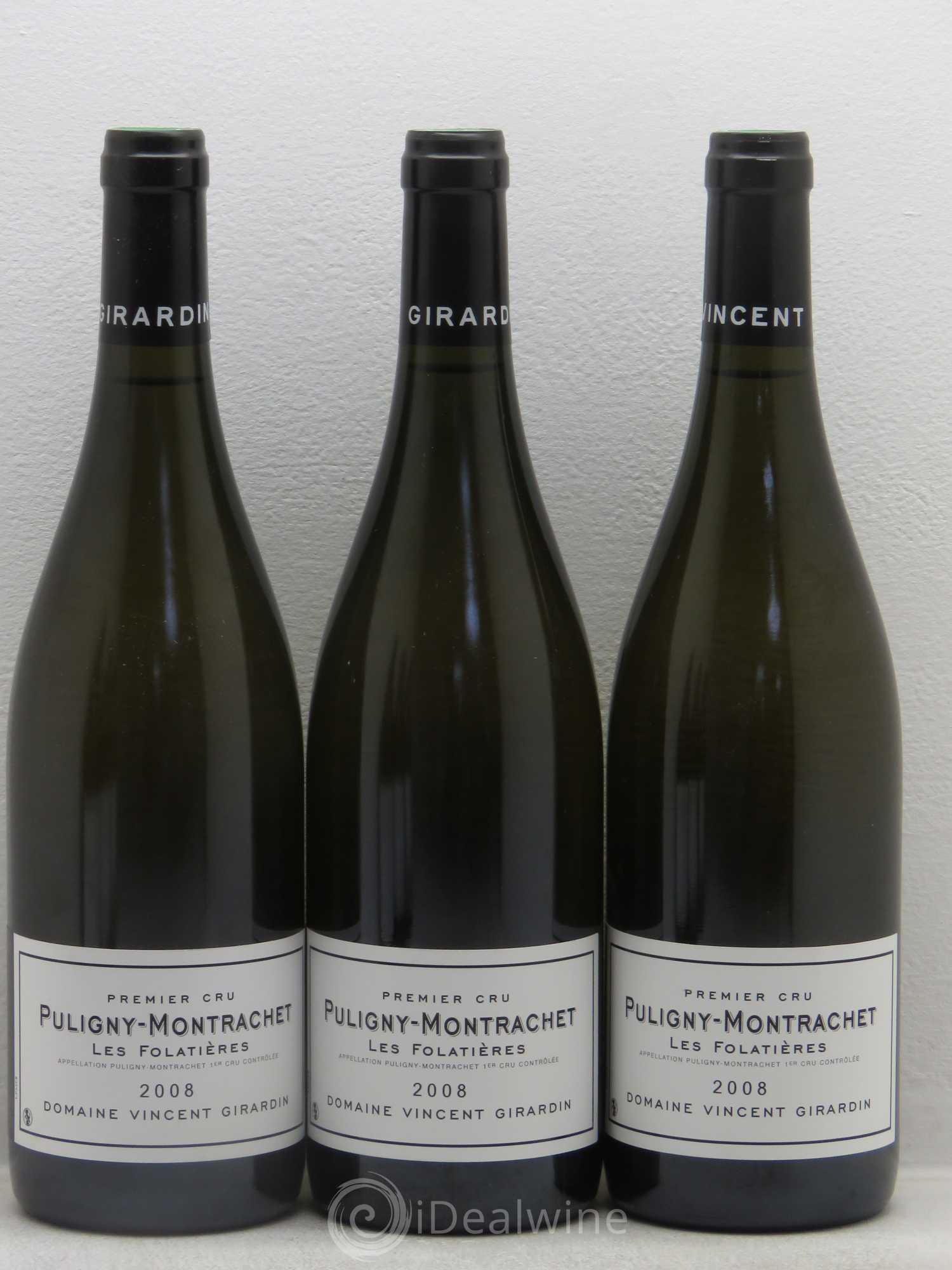 Puligny-Montrachet 1er Cru Les Folatieres V. Girardin 2008 - Posten von 6 Flaschen - 1