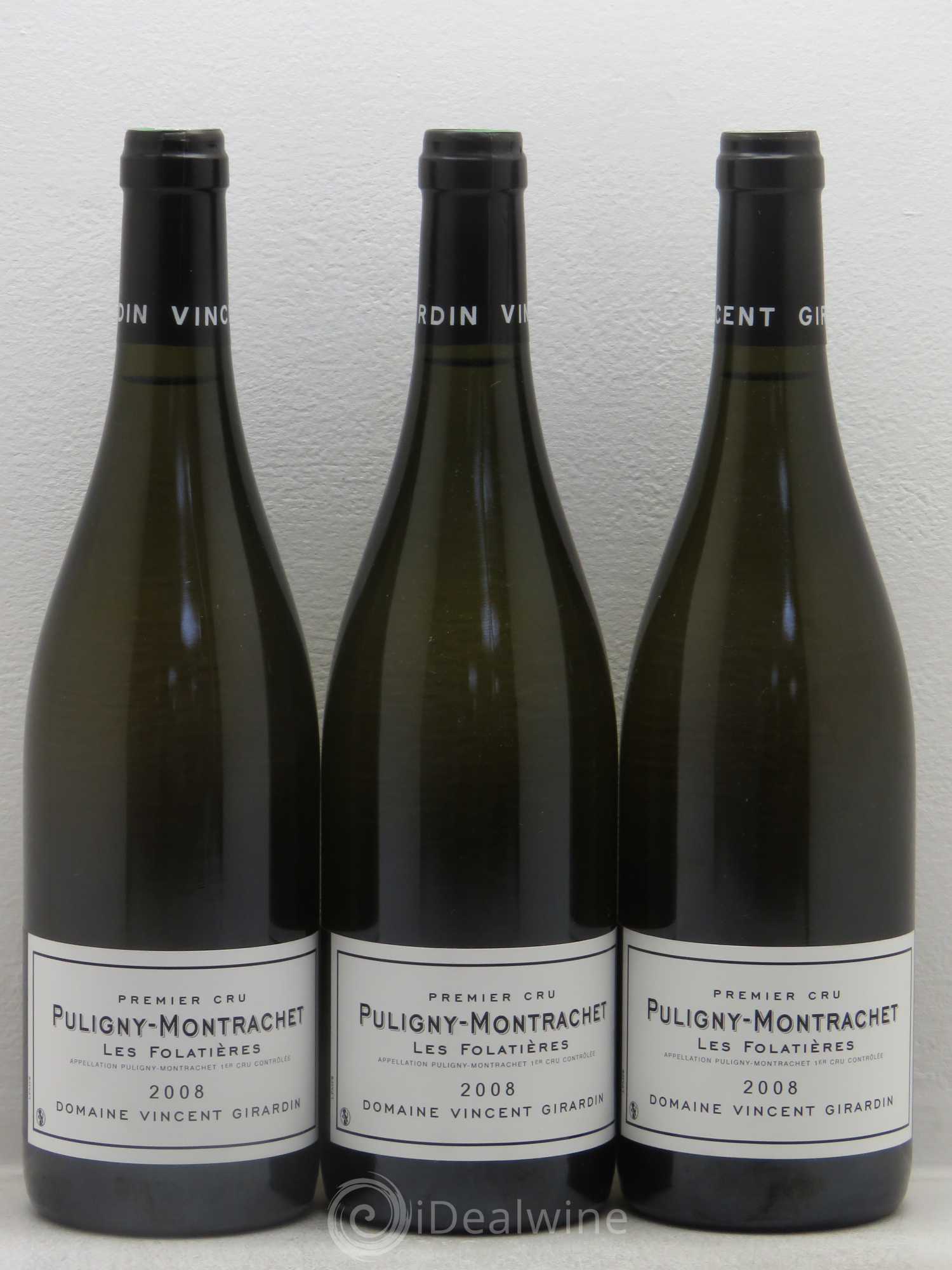 Puligny-Montrachet 1er Cru Les Folatieres V. Girardin 2008 - Posten von 6 Flaschen - 2