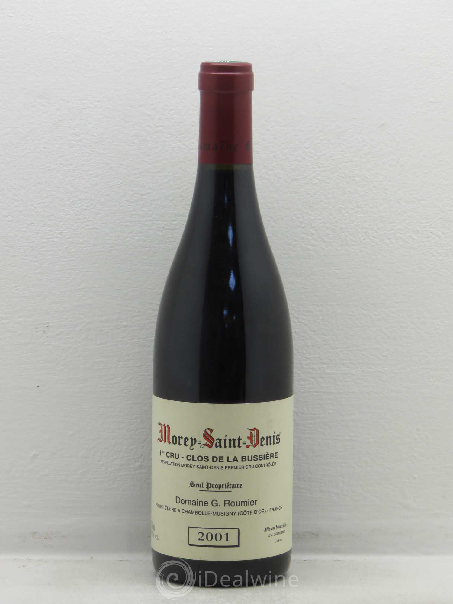 Morey-Saint-Denis 1er Cru Clos de la Bussière Georges Roumier (Domaine) 2001 - Lot de 1 bouteille - 0