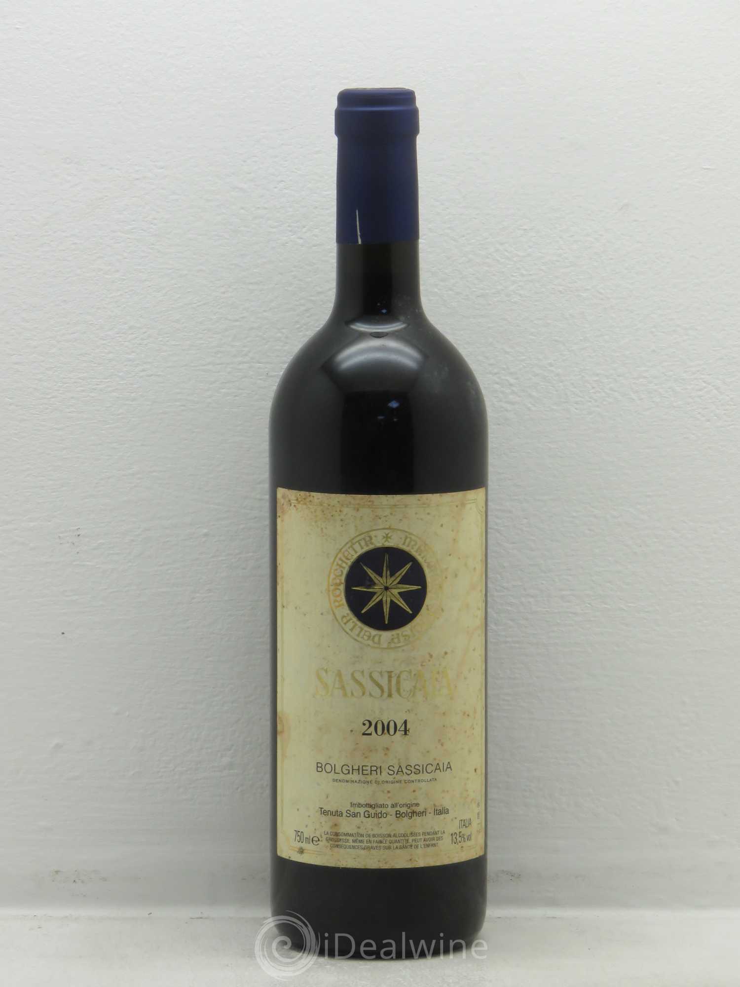Toscana IGT Sassicaia 2004 - Posten von 1 Flasche - 0