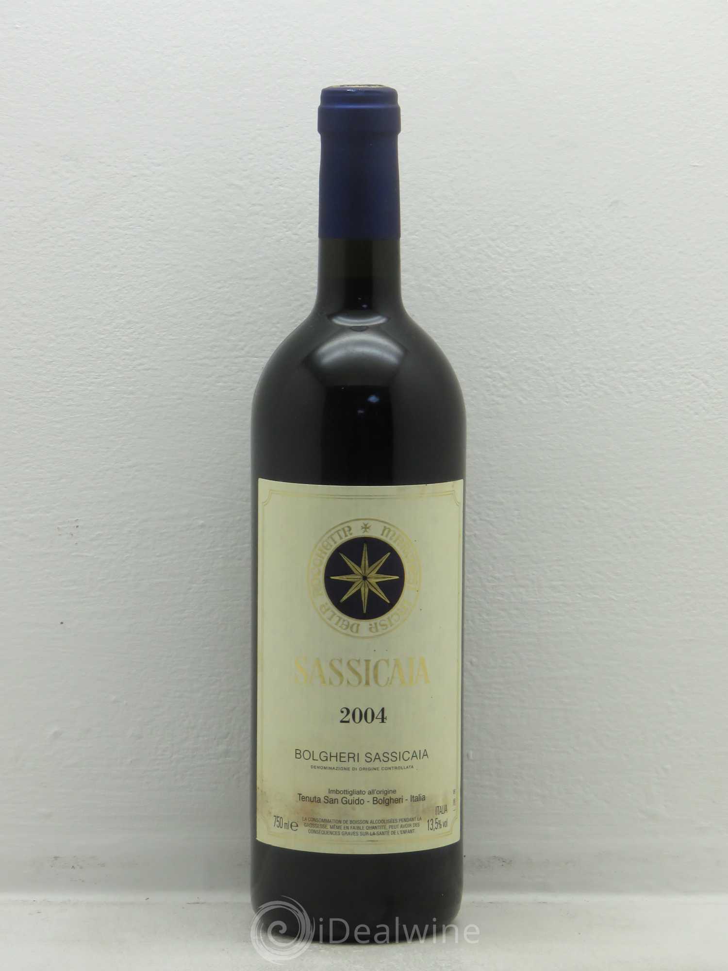 Toscana IGT Sassicaia 2004 - Posten von 1 Flasche - 0