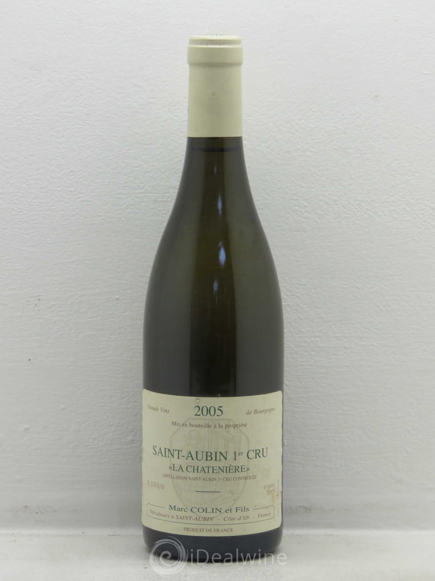 Saint-Aubin 1er Cru La Chatenière Marc Colin & Fils 2005 - Lot de 1 bouteille - 0