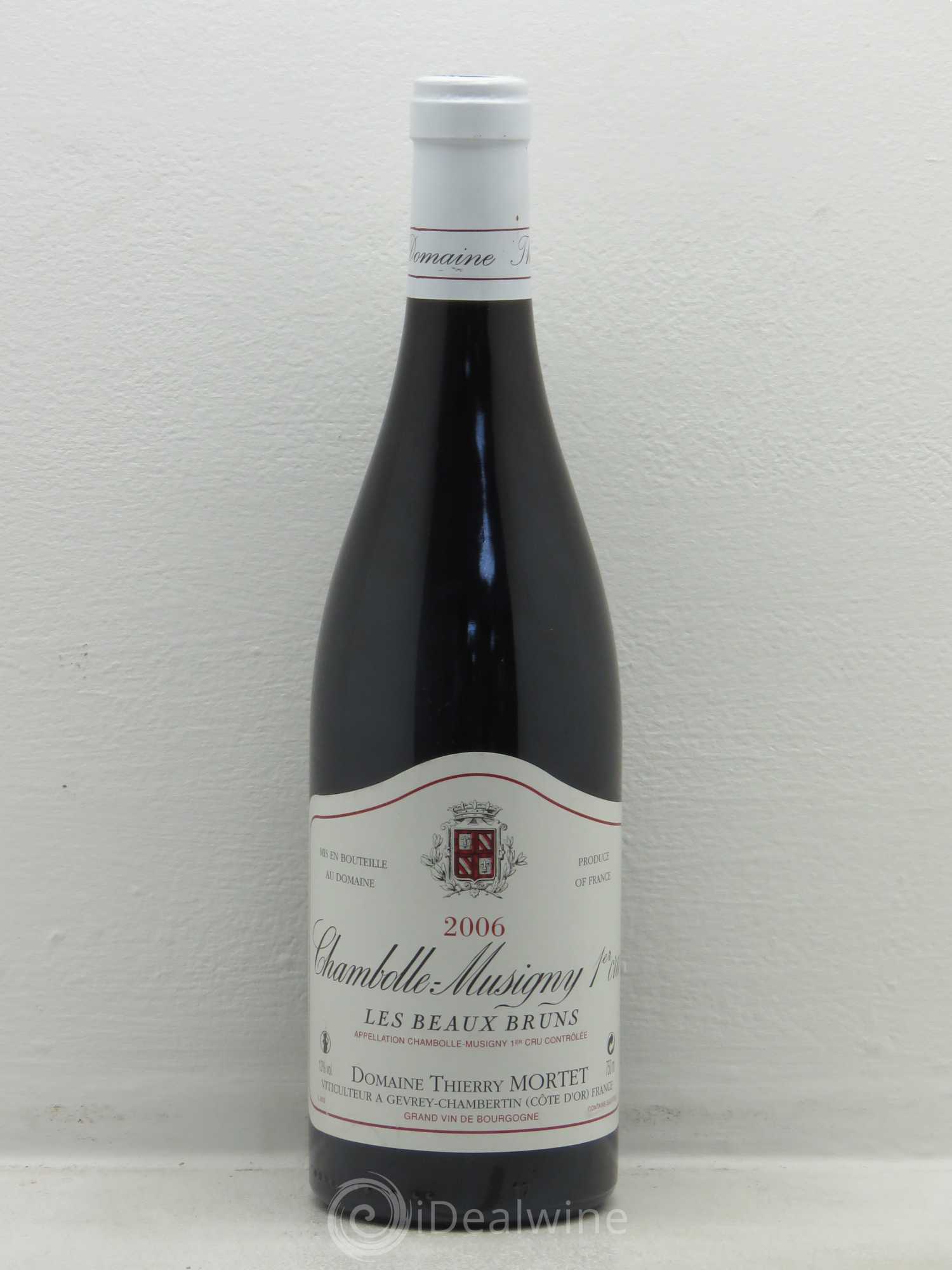 Chambolle-Musigny 1er Cru Aux Beaux Bruns Thierry Mortet (Domaine) 2006 - Lot de 1 bouteille - 0