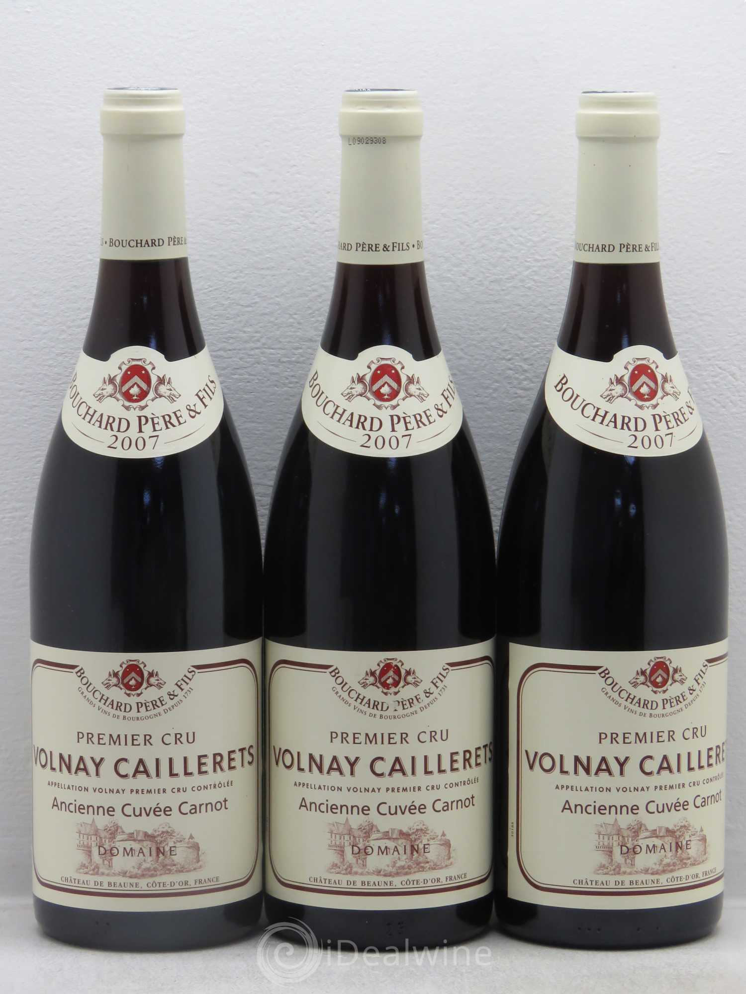 Volnay 1er Cru Caillerets - Ancienne Cuvée Carnot Bouchard Père & Fils 2007 - Lot de 6 bouteilles - 2