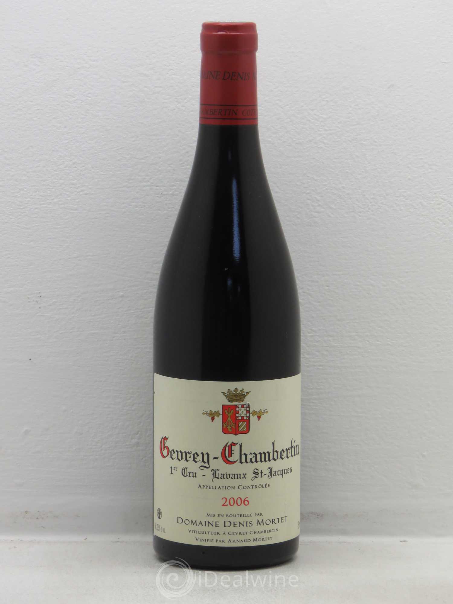 Gevrey-Chambertin 1er Cru Lavaux Saint Jacques Denis Mortet (Domaine) 2006 - Lot de 1 bouteille - 0