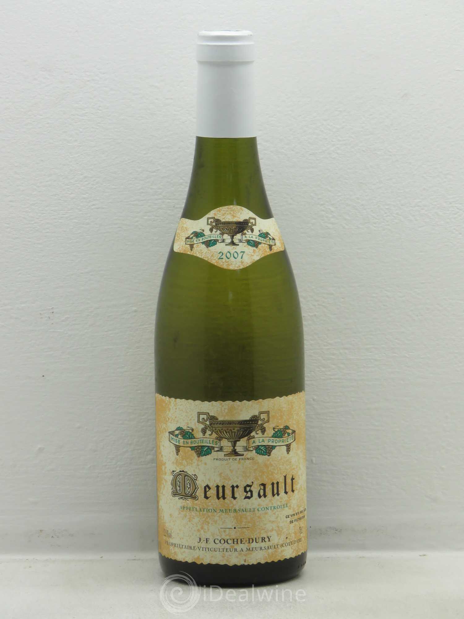 Meursault Coche Dury (Domaine) 2007 - Lot de 1 bouteille - 0