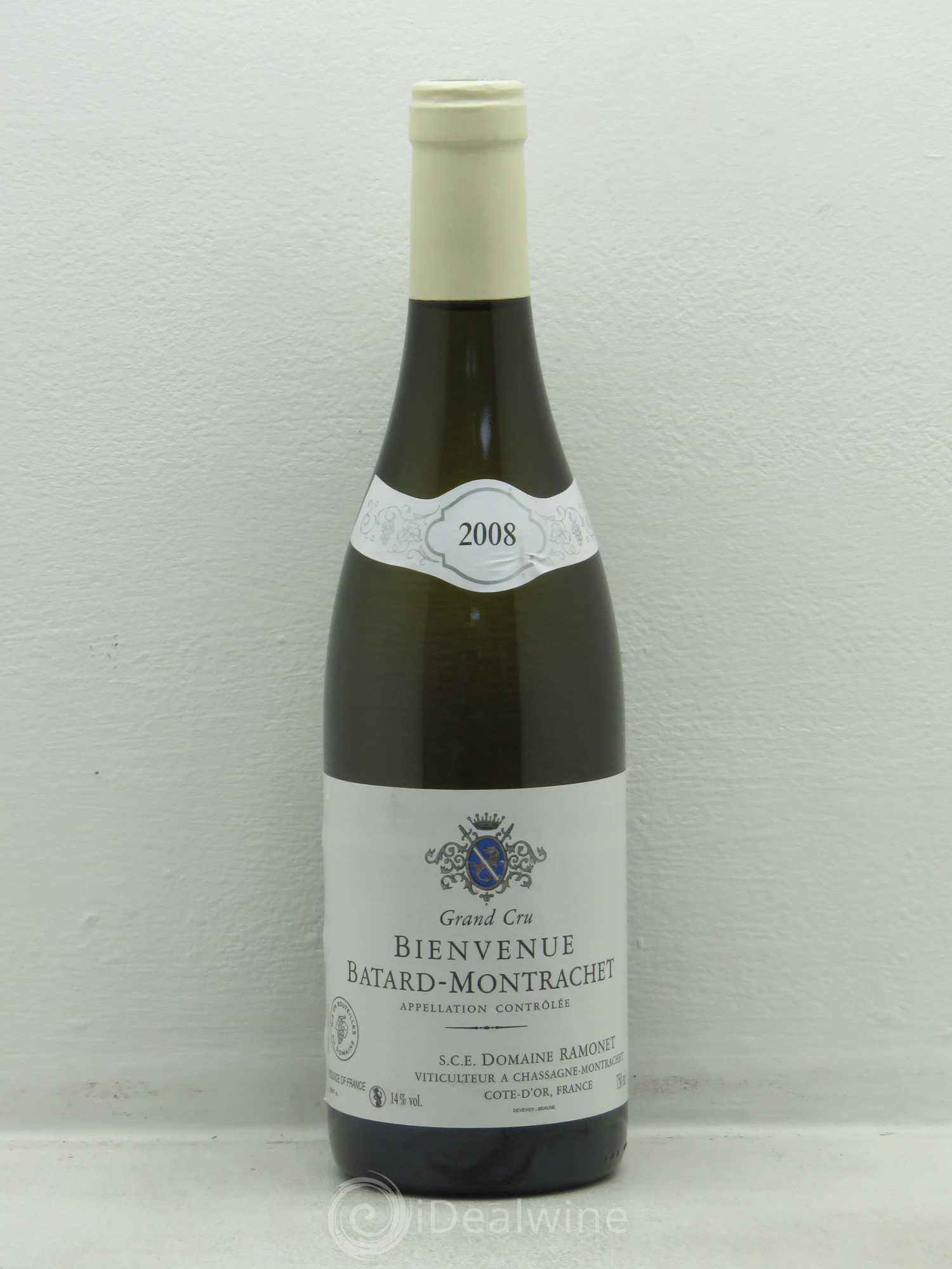 Bienvenues-Bâtard-Montrachet Grand Cru Ramonet (Domaine) 2008 - Lot de 1 bouteille - 0