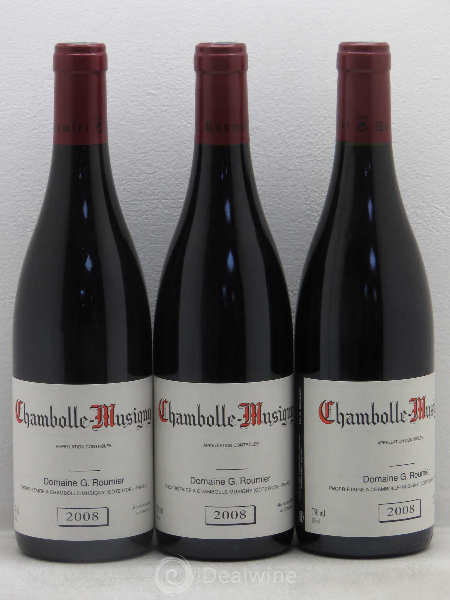 Chambolle-Musigny Georges Roumier (Domaine) 2008 - Lot de 3 bouteilles - 0