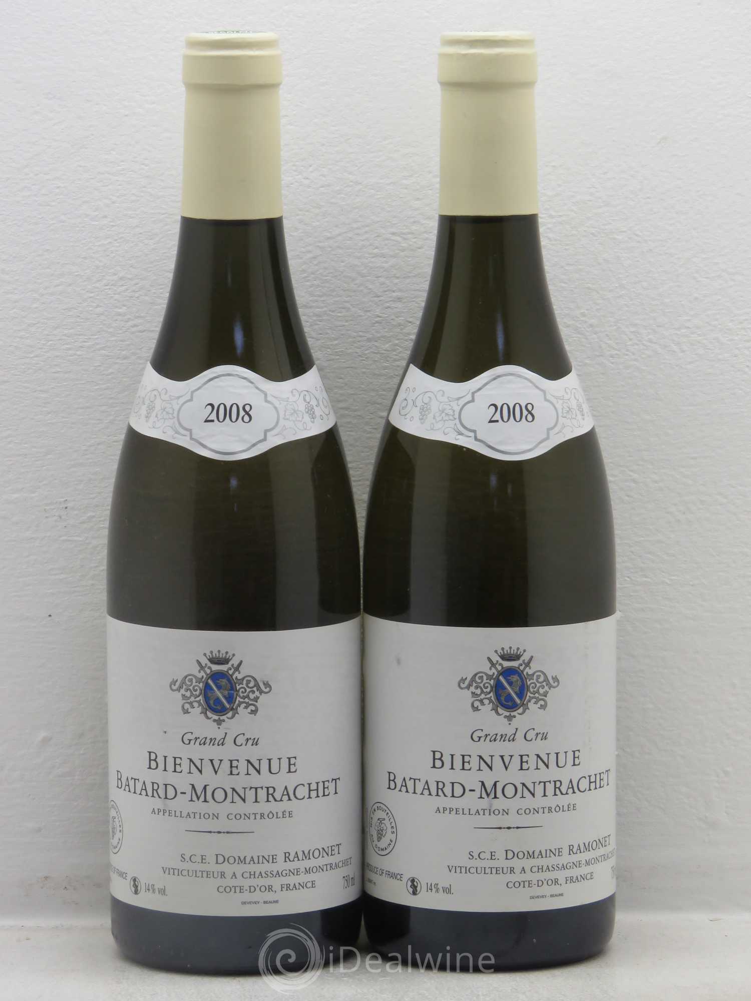 Bienvenues-Bâtard-Montrachet Grand Cru Ramonet (Domaine) 2008 - Lot de 2 bouteilles - 0