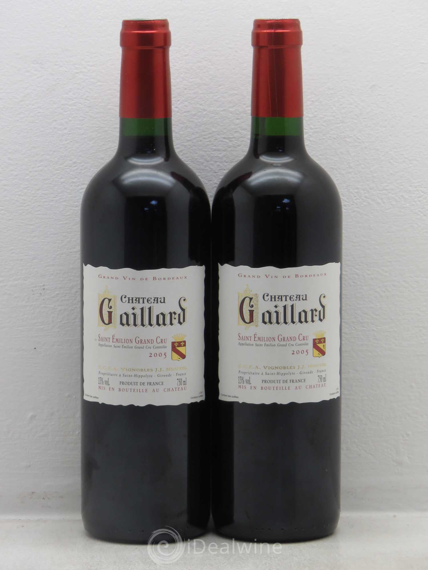 Saint-Émilion Gaillard (sans prix de réserve) 2005 - Posten von 2 Flaschen - 0