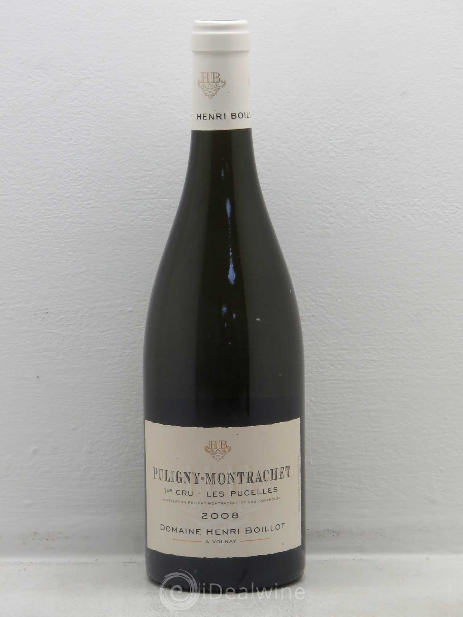 Puligny-Montrachet 1er Cru Les Pucelles Henri Boillot (Domaine) 2008 - Lot de 1 bouteille - 0