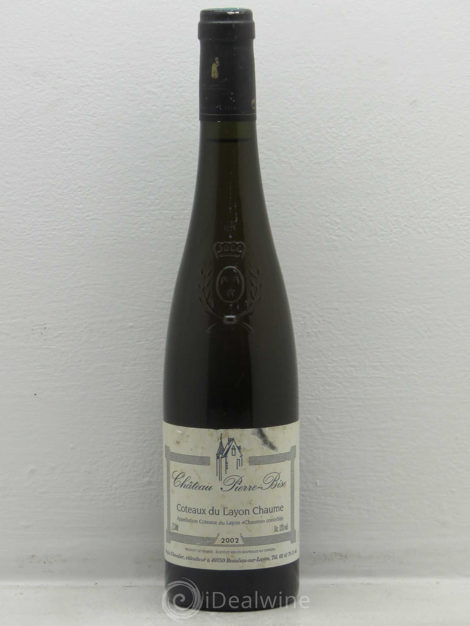 Coteaux du Layon La Ducquerie (Domaine de) Chaume P Bise (sans prix de réserve) 2002 - Lotto di 1 bottiglia - 0