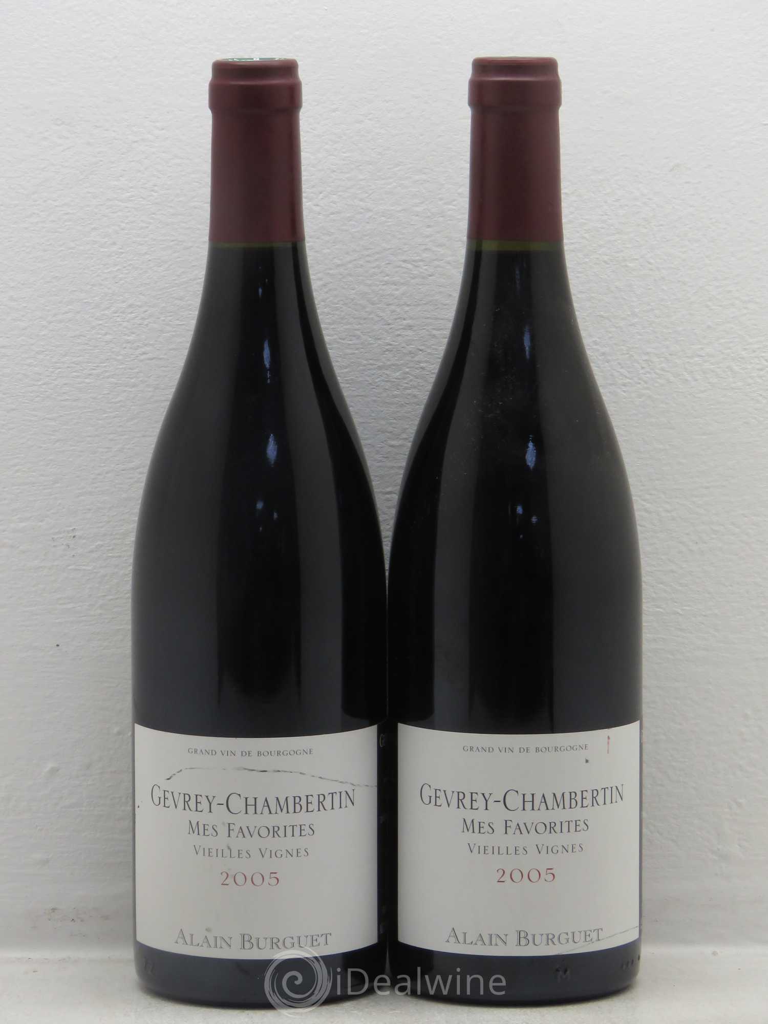 Gevrey-Chambertin Mes Favorites Vieilles Vignes A Burguet 2005 - Posten von 2 Flaschen - 0