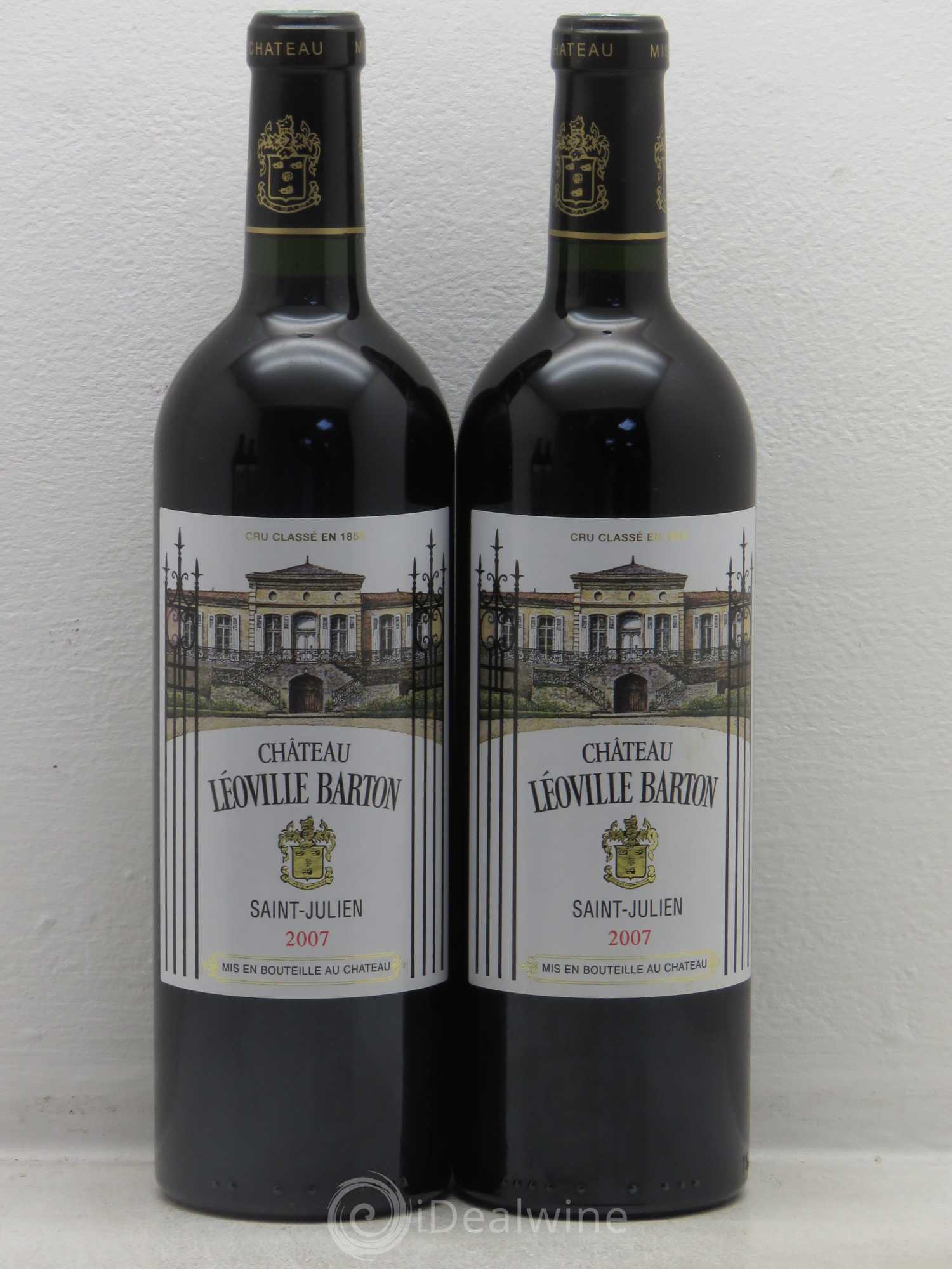 Château Léoville Barton 2ème Grand Cru Classé 2007 - Lot de 4 bouteilles - 2