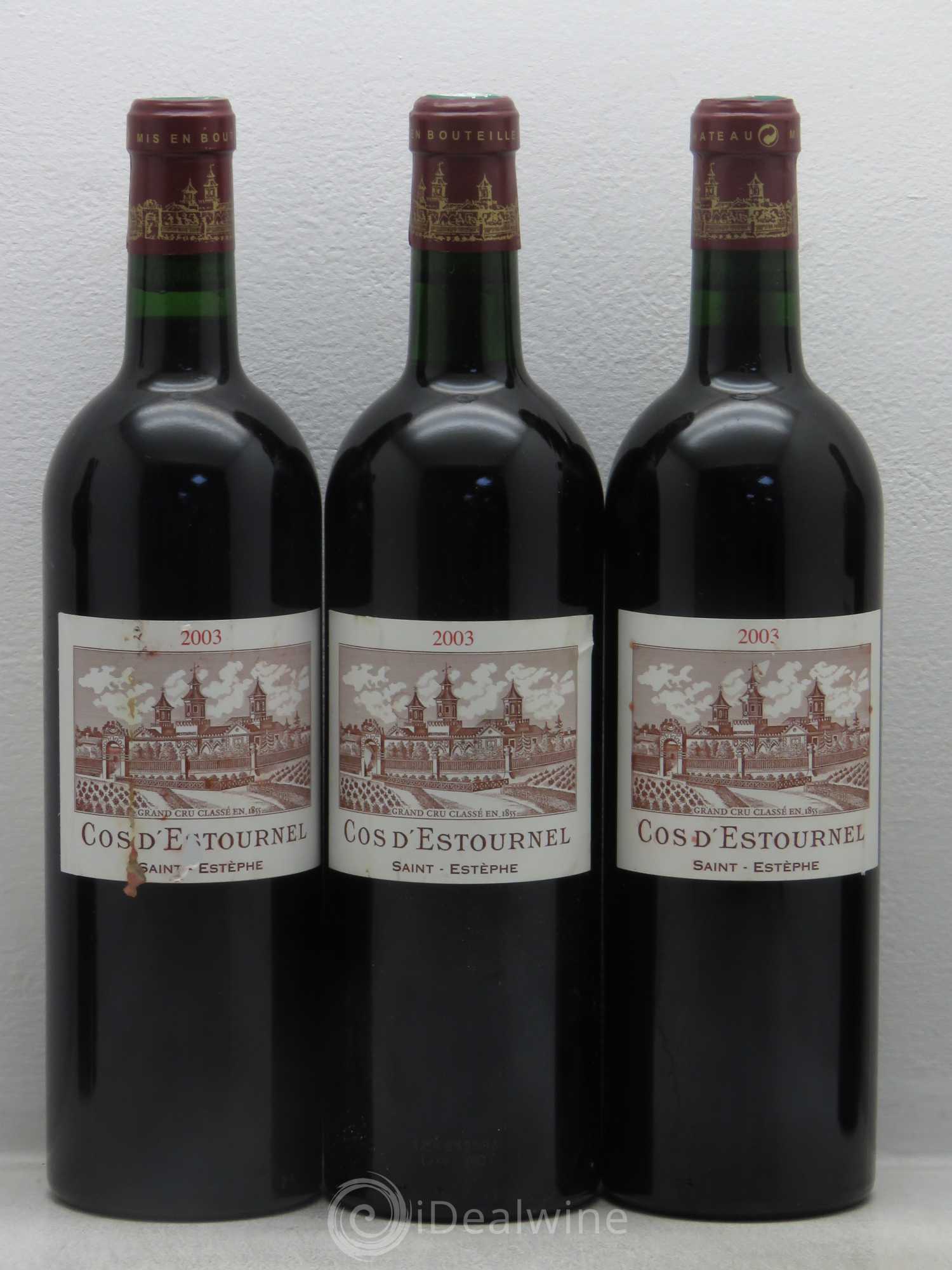 Cos d'Estournel 2ème Grand Cru Classé 2003 - Lot de 5 bouteilles - 1