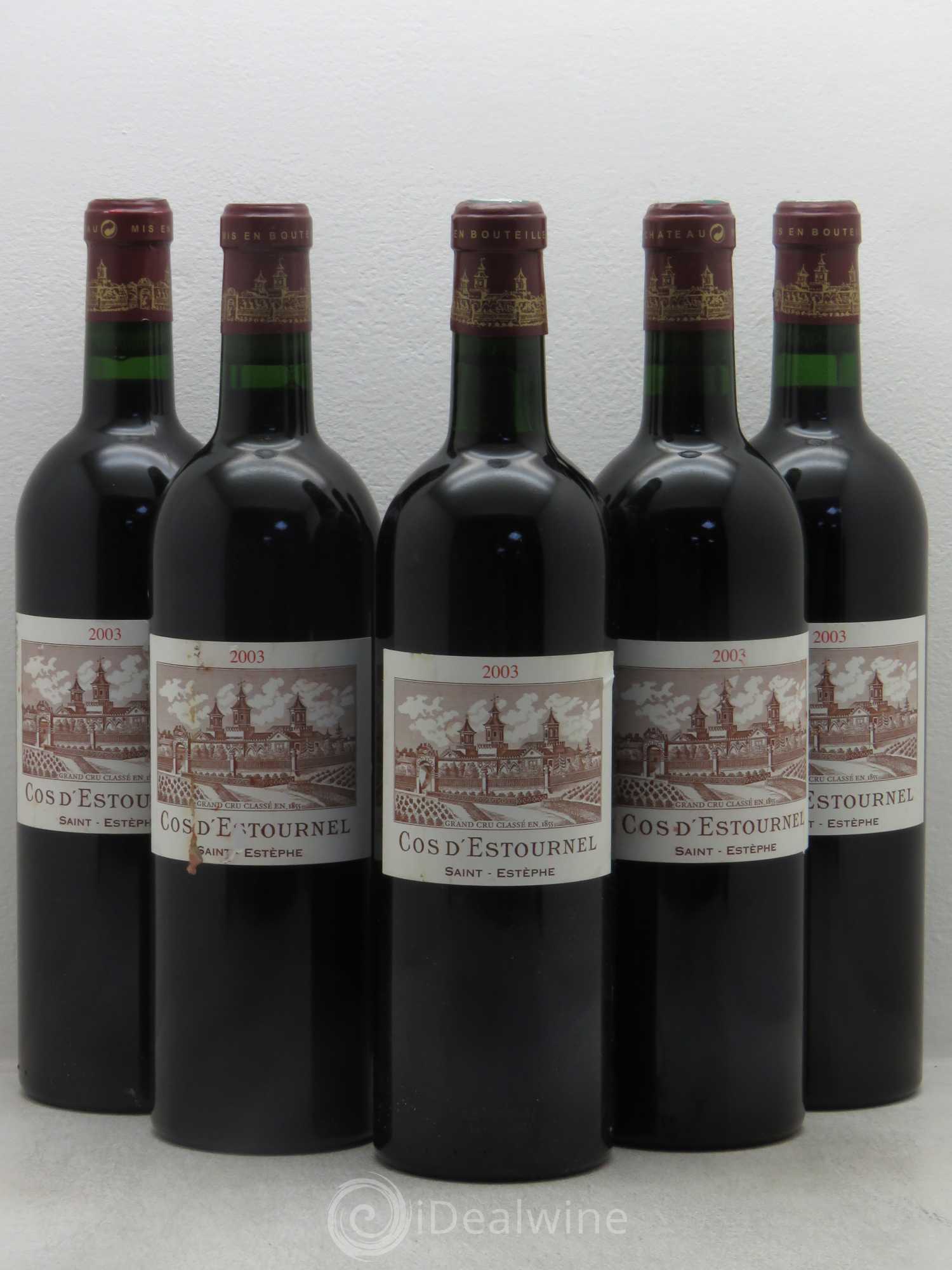 Cos d'Estournel 2ème Grand Cru Classé 2003 - Lot de 5 bouteilles - 0