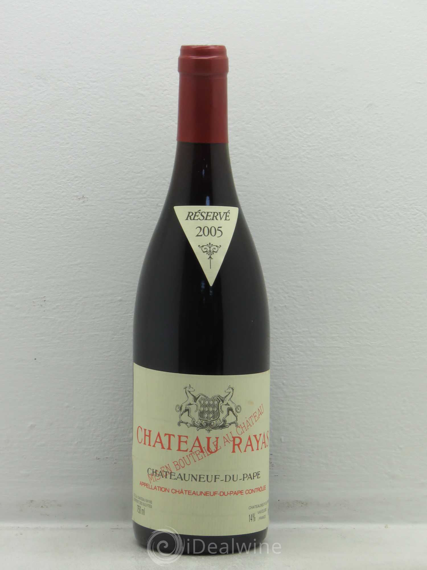 Châteauneuf-du-Pape Château Rayas Emmanuel Reynaud 2005 - Lot de 1 bouteille - 0