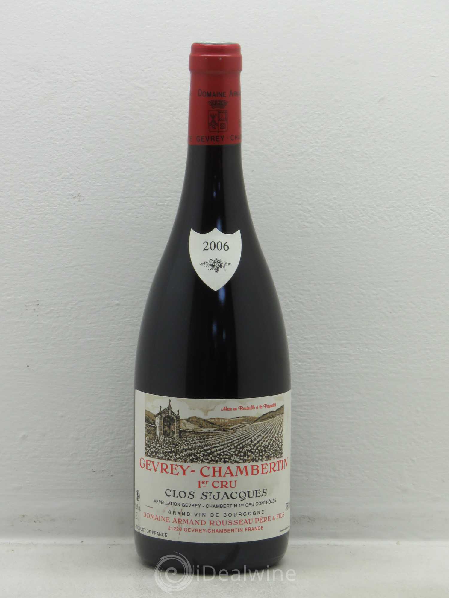Gevrey-Chambertin 1er Cru Clos Saint-Jacques Armand Rousseau (Domaine) 2006 - Lot de 1 bouteille - 0