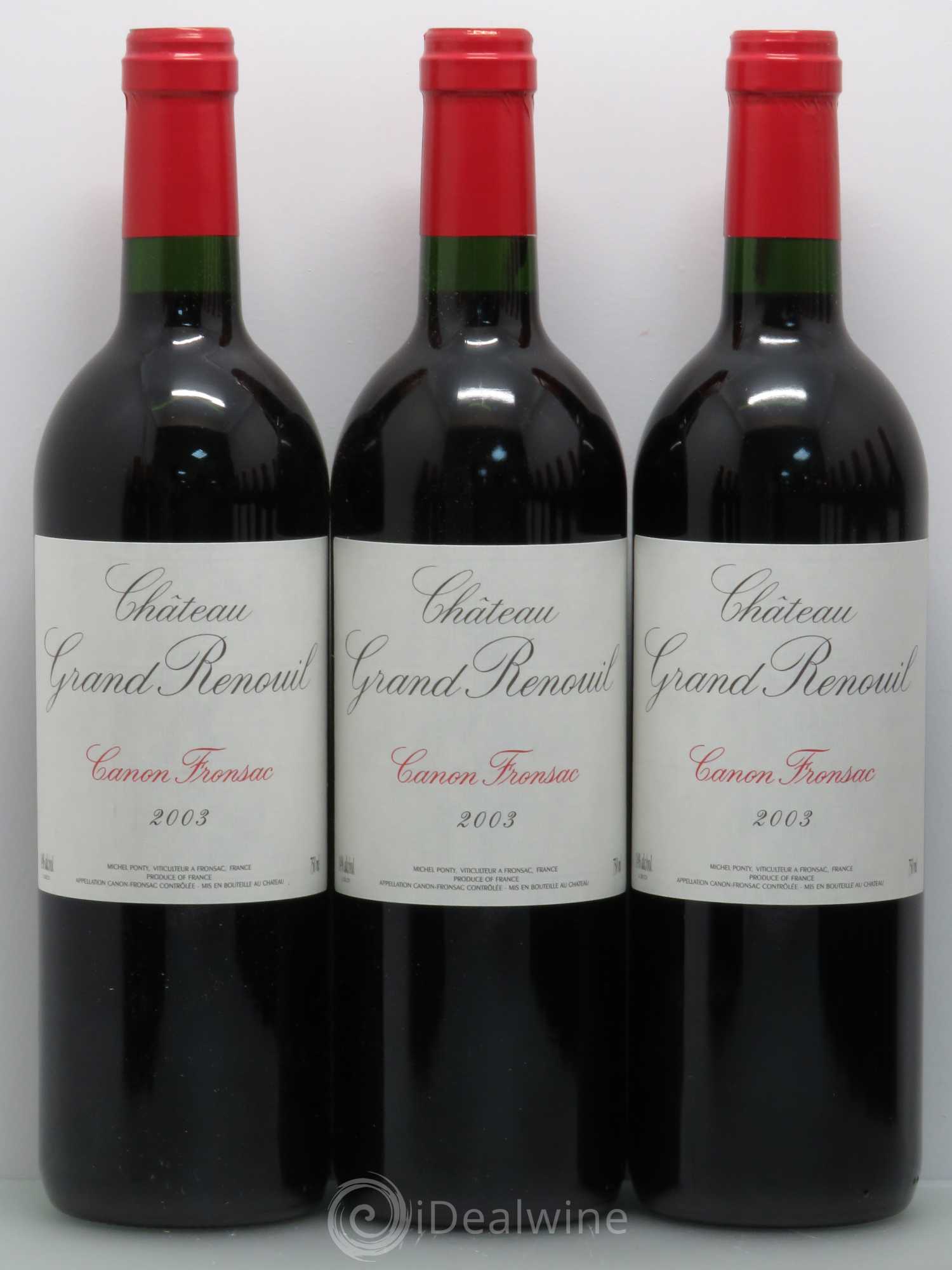 Canon-Fronsac Château Grand Renouil (sans prix de réserve) 2003 - Posten von 12 Flaschen - 1
