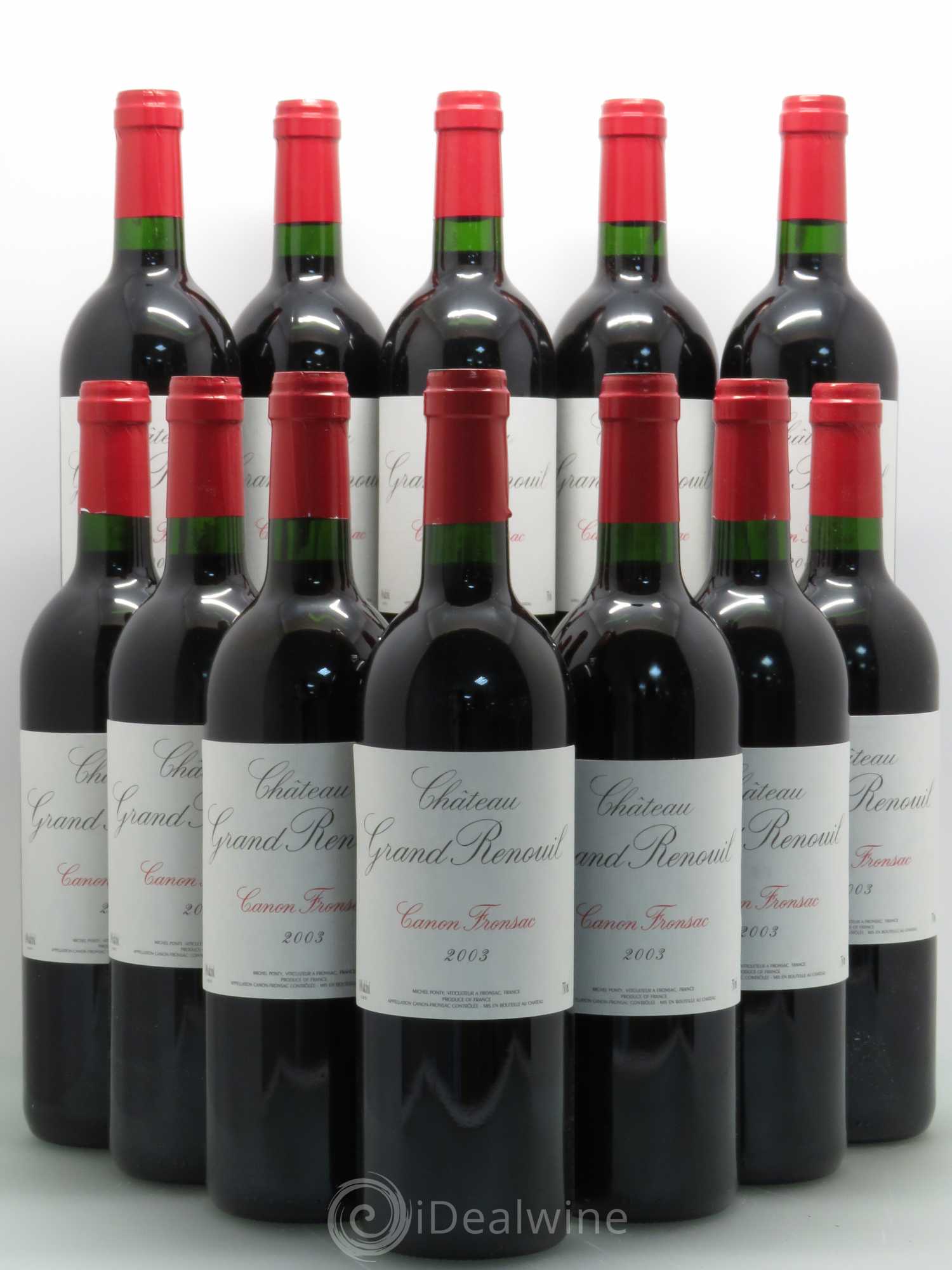 Canon-Fronsac Château Grand Renouil (sans prix de réserve) 2003 - Posten von 12 Flaschen - 0