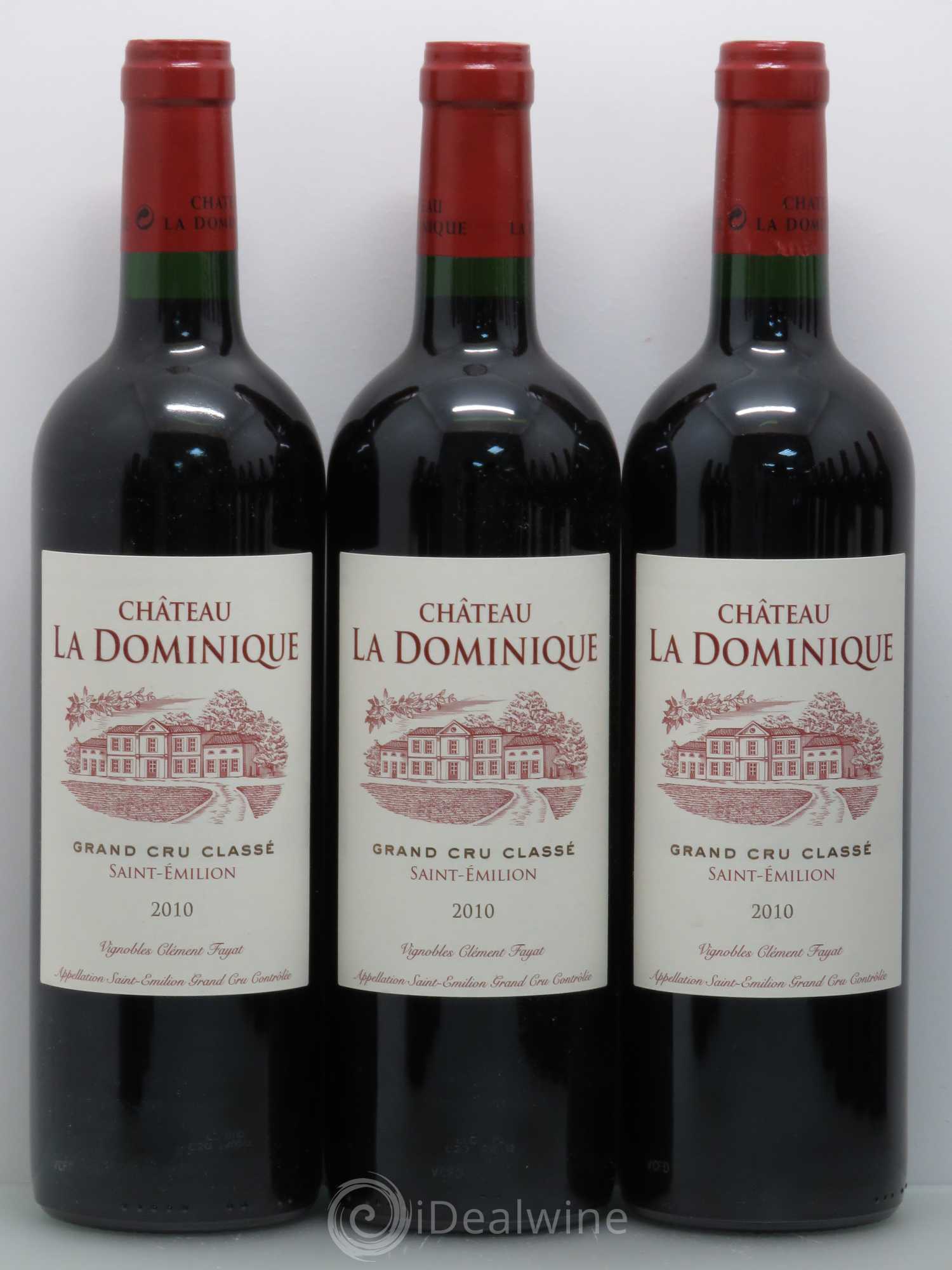 Château la Dominique Grand Cru Classé 2010 - Lot de 12 bouteilles - 1