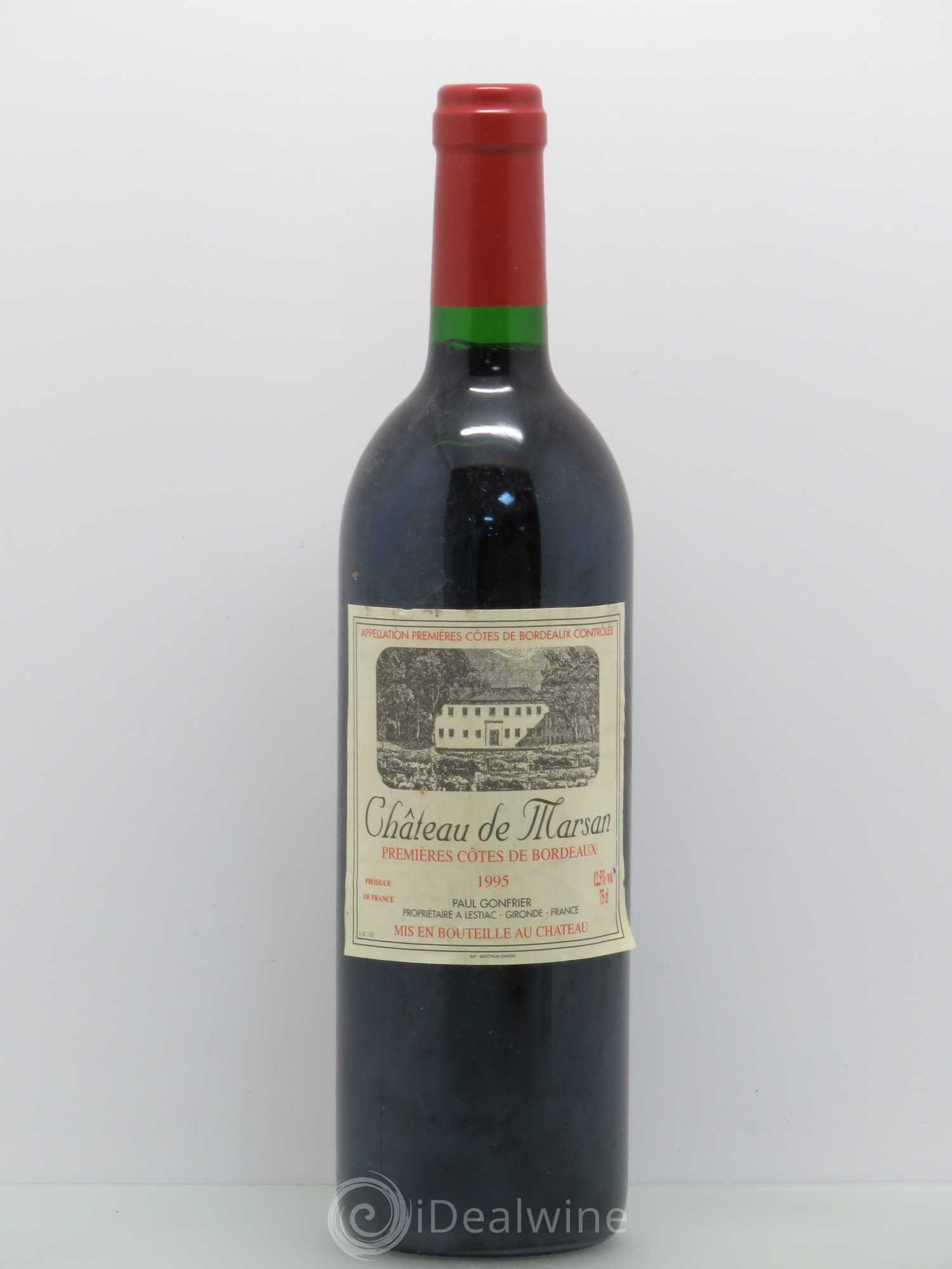 Bordeaux Château Marsan (sans prix de réserve) 1995 - Posten von 1 Flasche - 0
