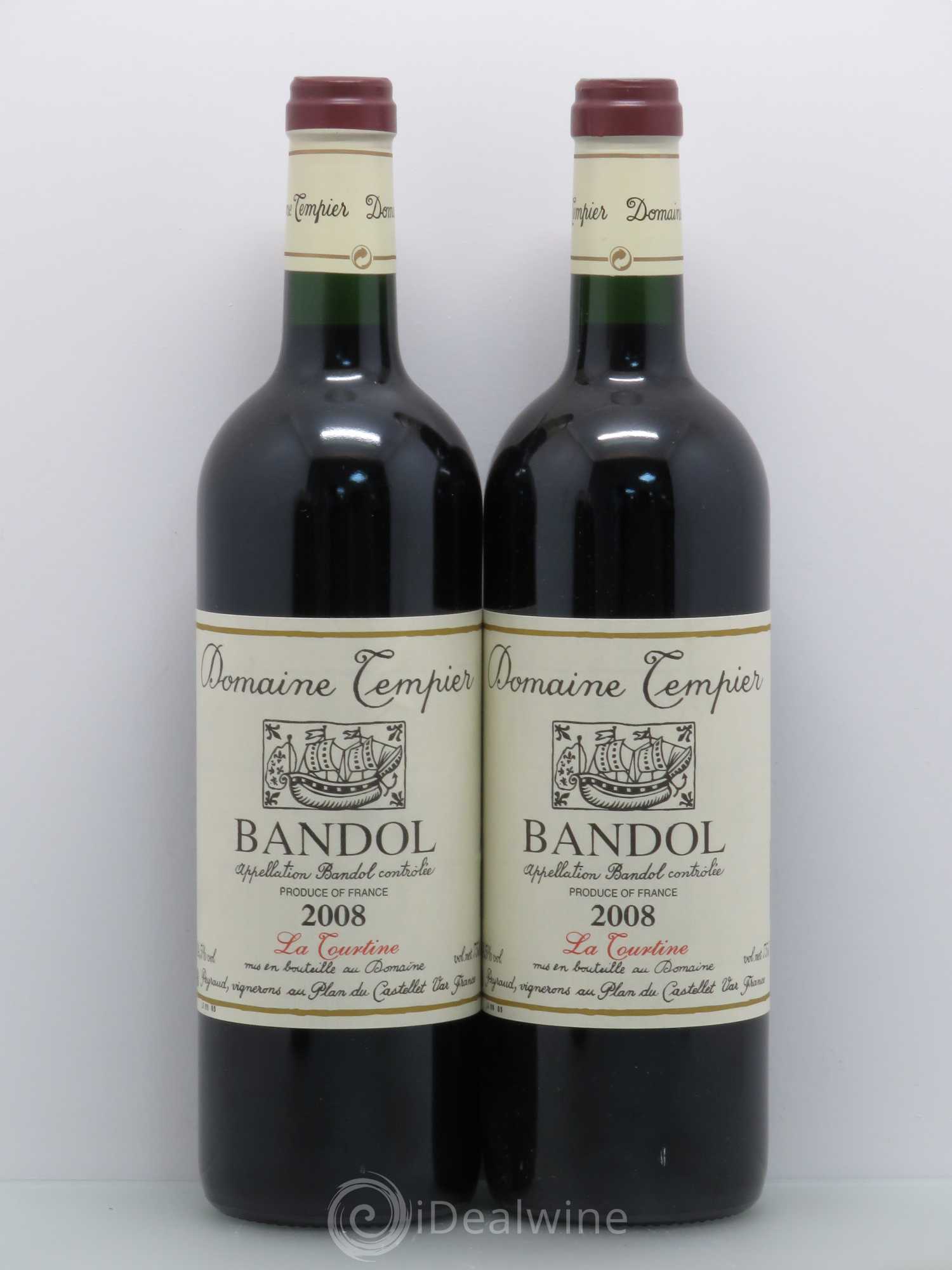 Bandol Domaine Tempier La Tourtine Famille Peyraud 2008 - Lot de 2 bouteilles - 0