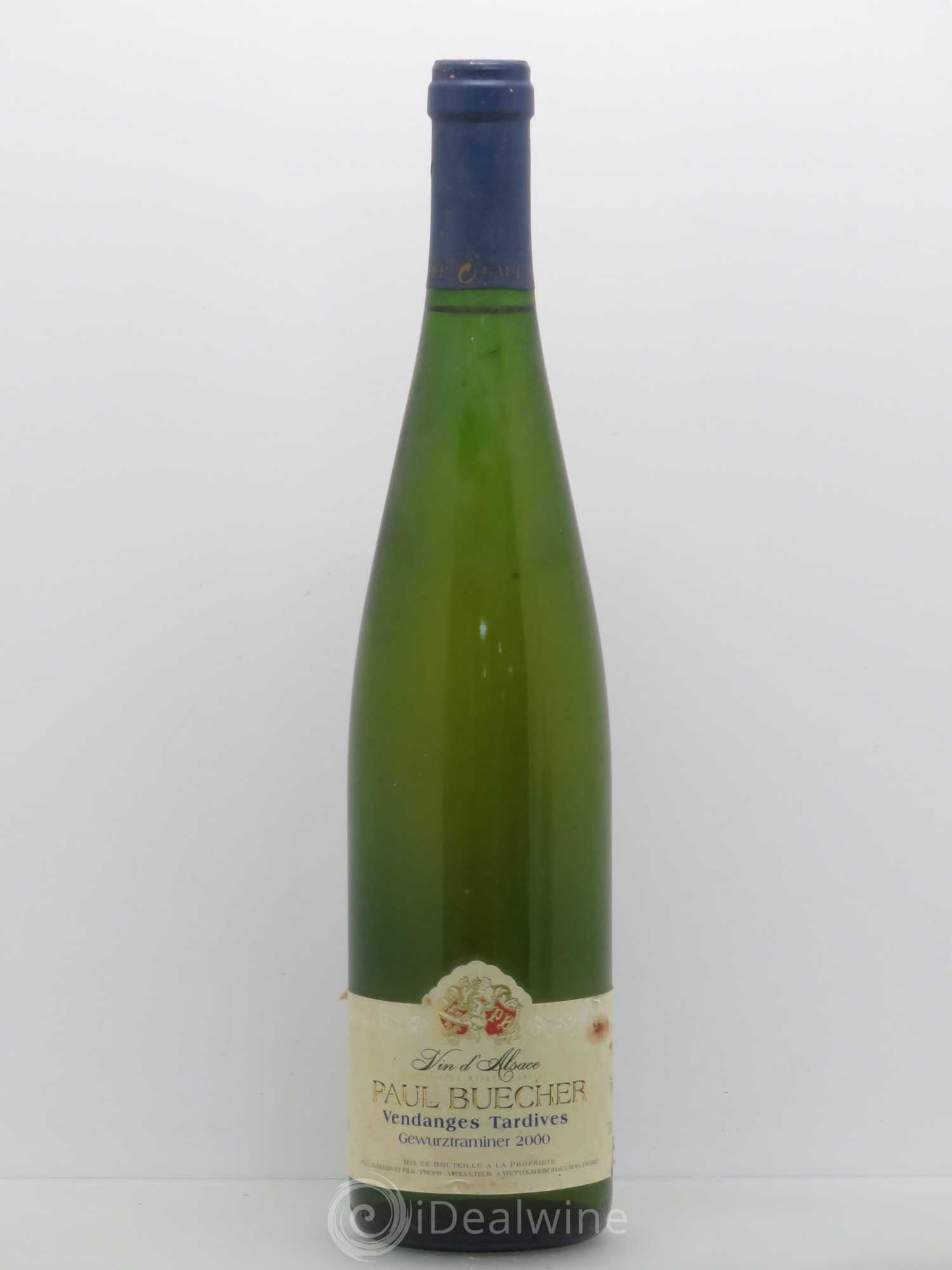 Gewurztraminer Vendanges Tardives Vendanges Tardives Buecher 2000 - Lotto di 1 bottiglia - 0